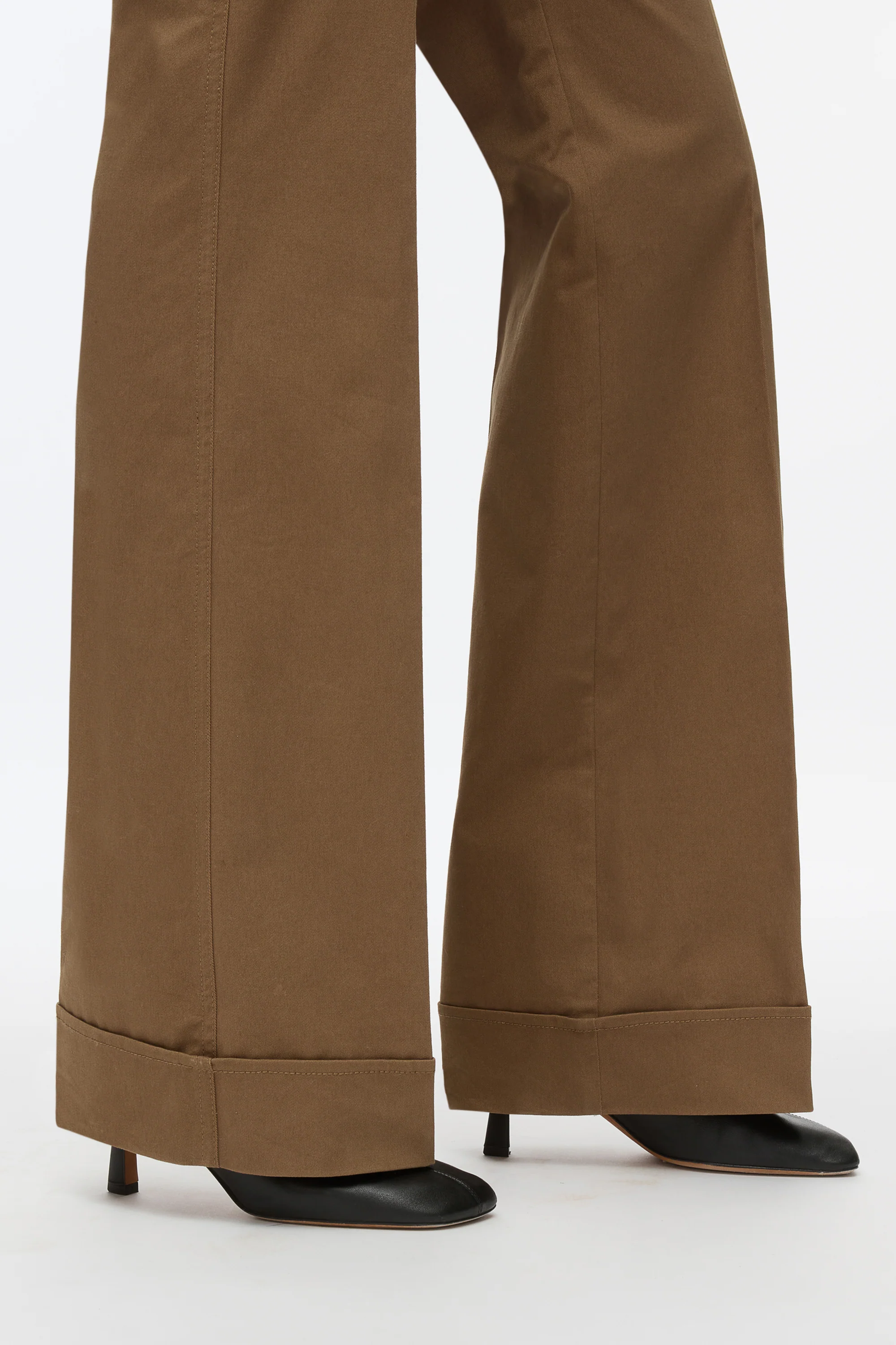 Cuffed Kick Flare Trouser - Image 11