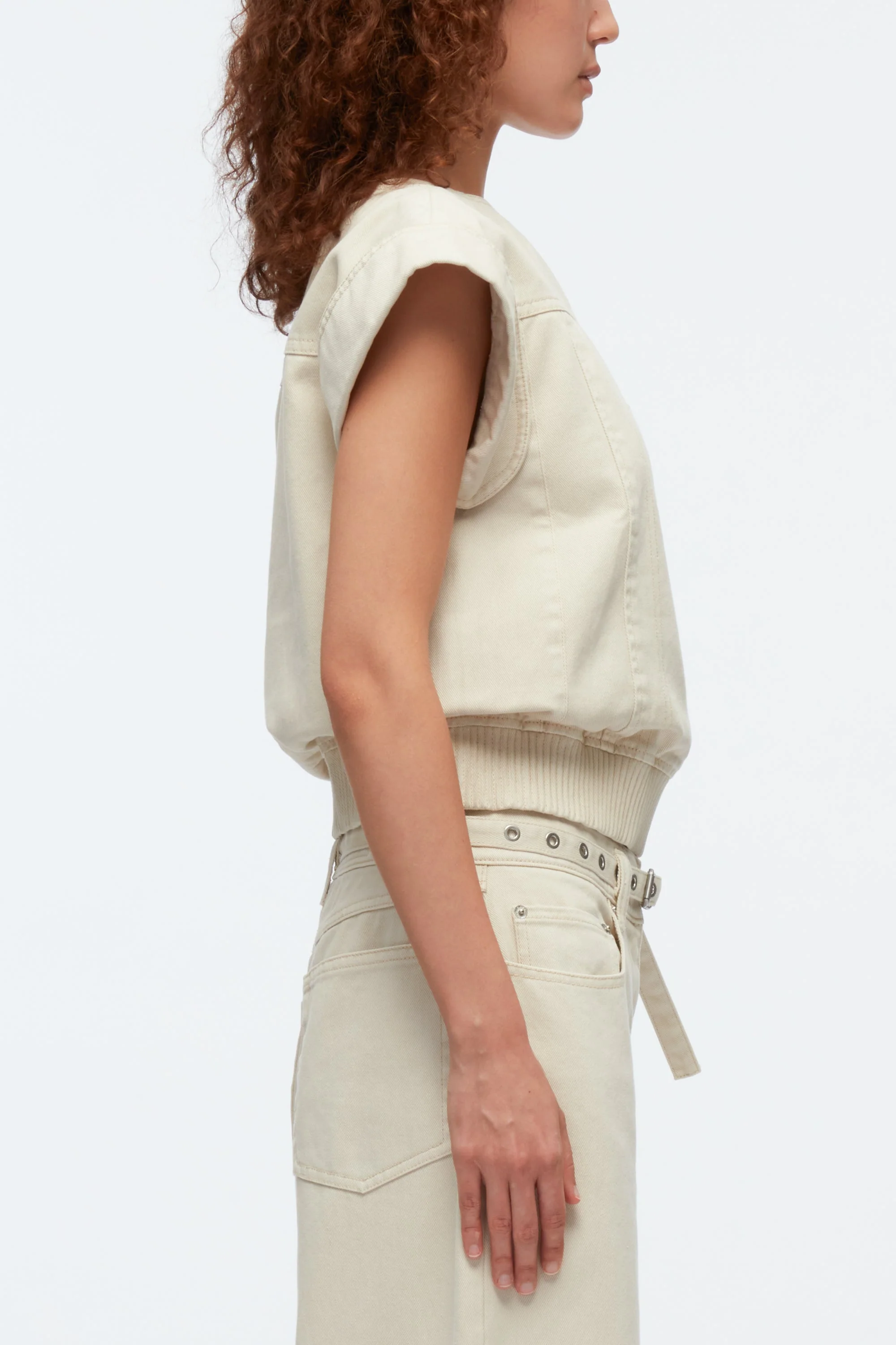 Deconstructed Denim Top - Image 3