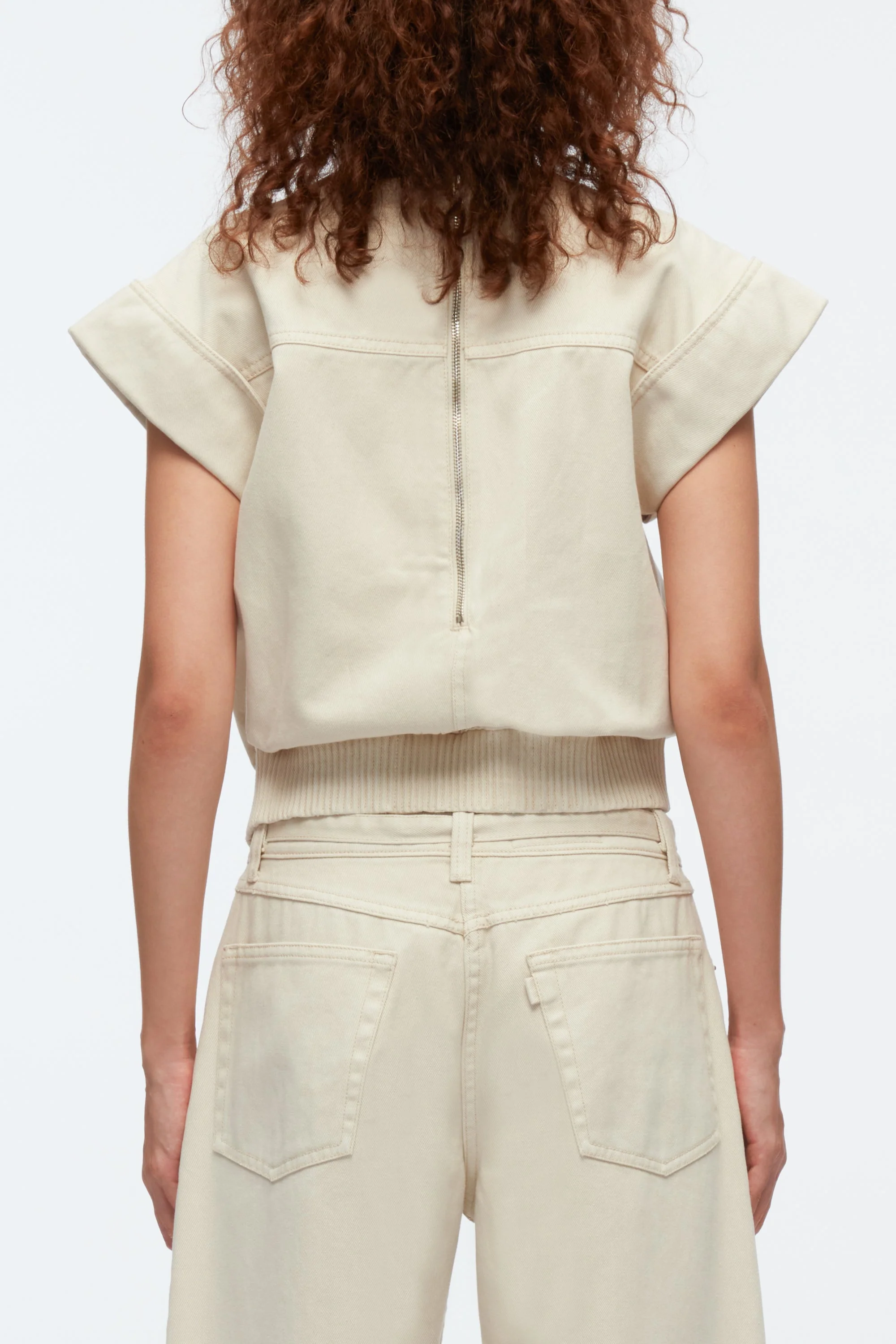 Deconstructed Denim Top - Image 4