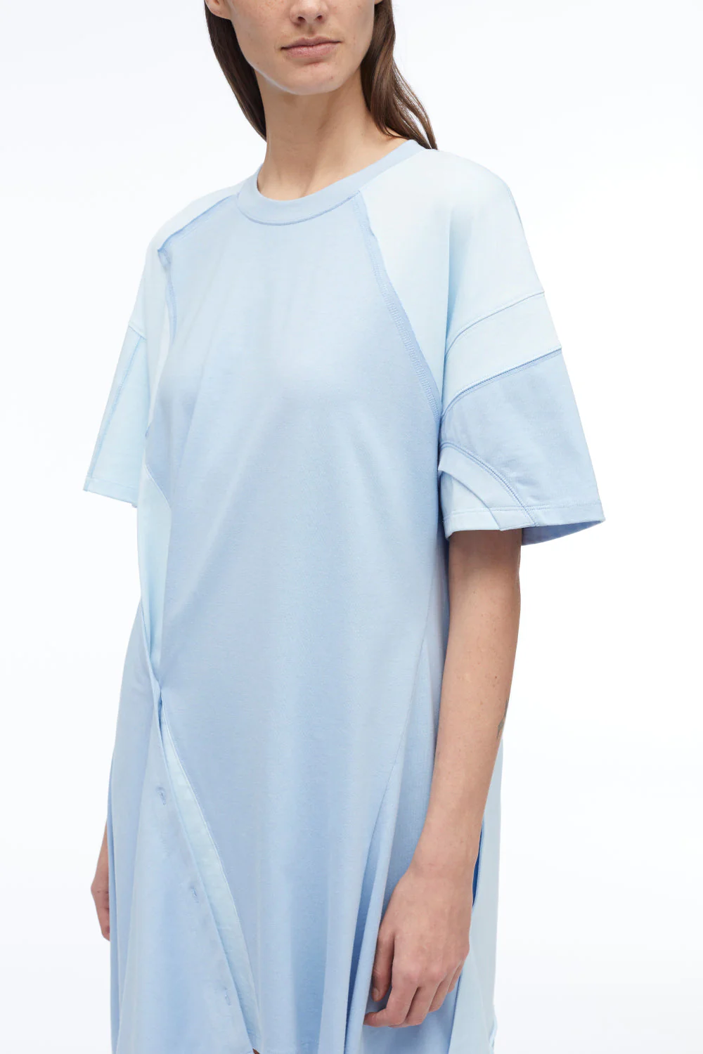 Deconstructed Jersey T-Shirt Dress - Image 2