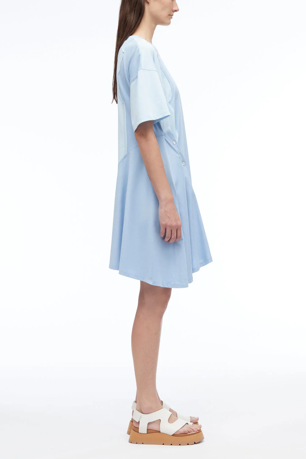 Deconstructed Jersey T-Shirt Dress - Image 4