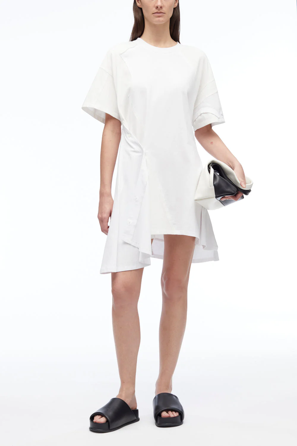 Deconstructed Jersey T-Shirt Dress - Image 6