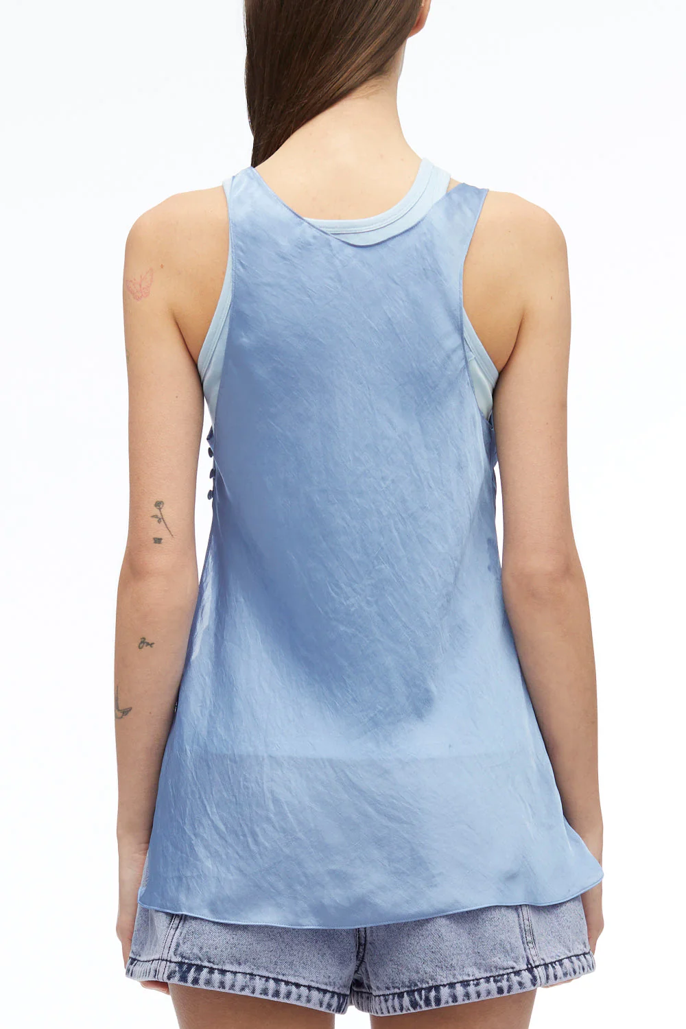 Deconstructed Jersey Tunic With Lace - Image 5