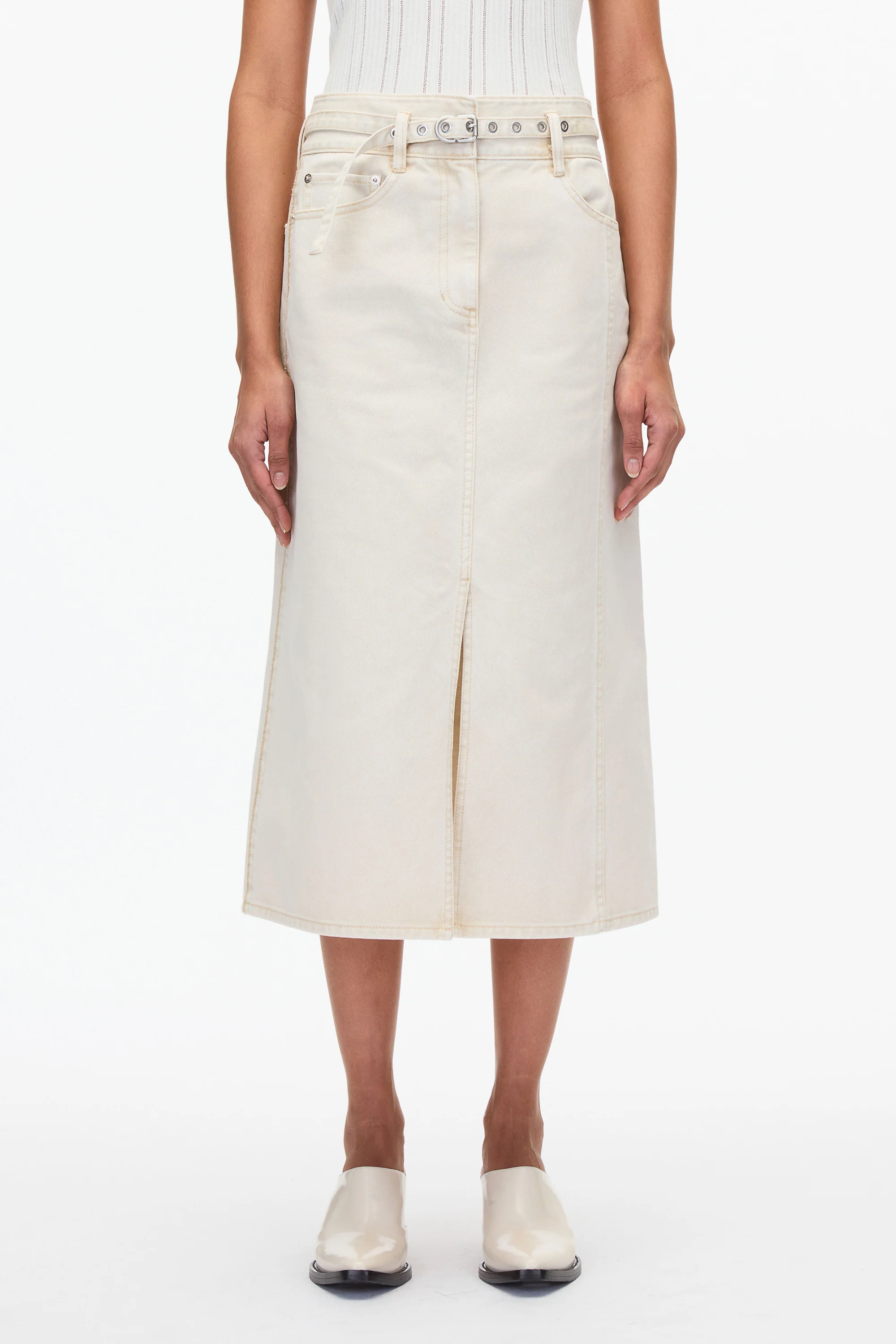 Denim A-Line Skirt - Image 2