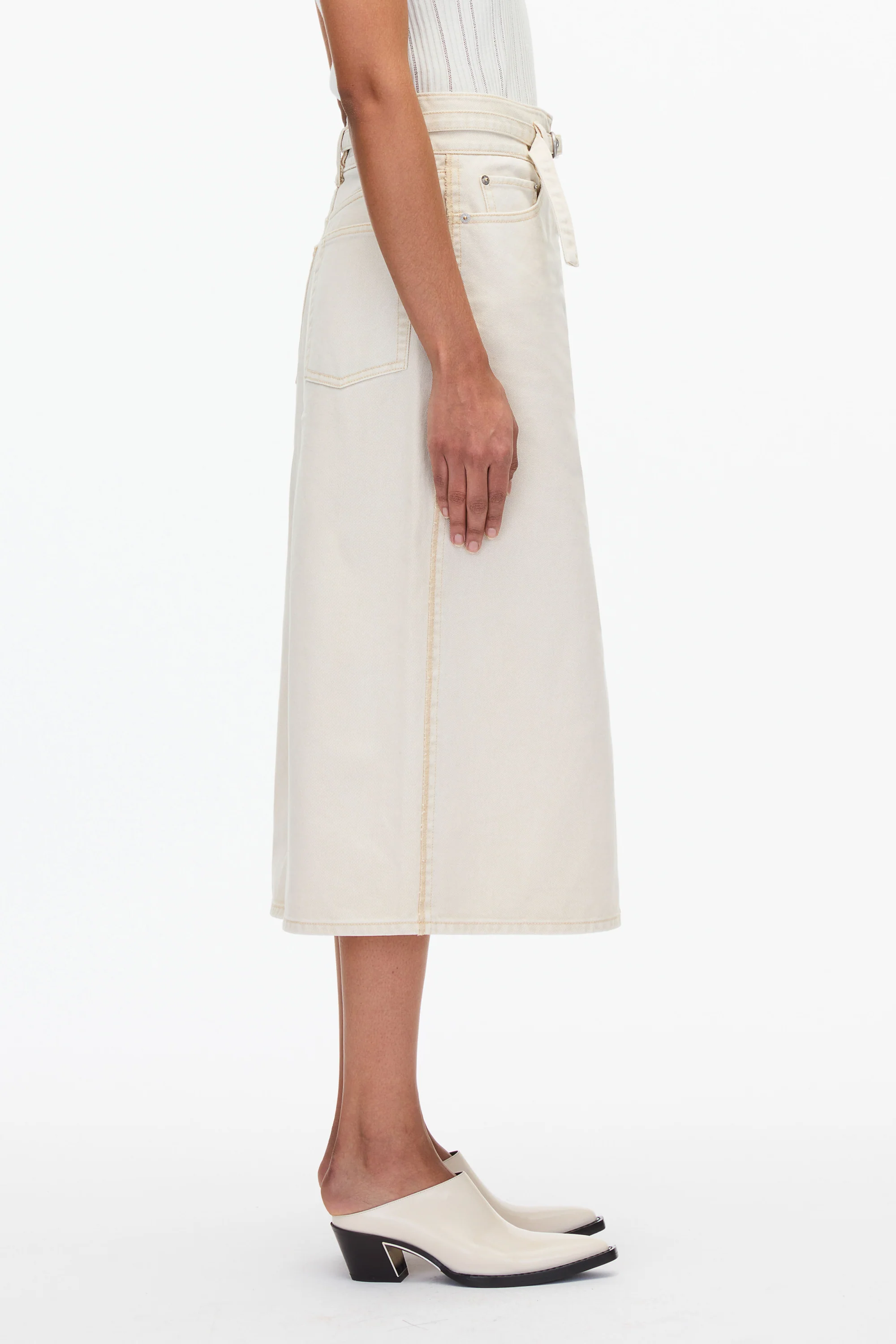 Denim A-Line Skirt - Image 3