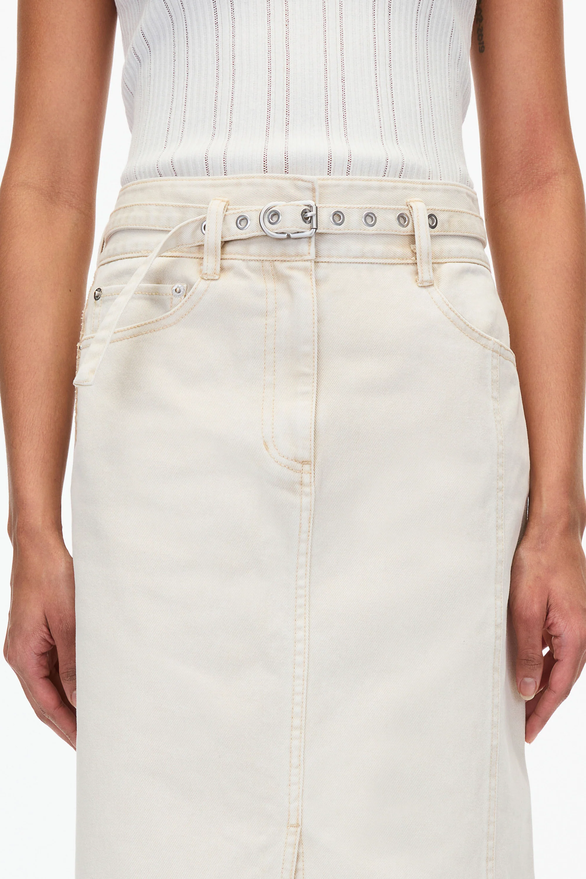 Denim A-Line Skirt - Image 5