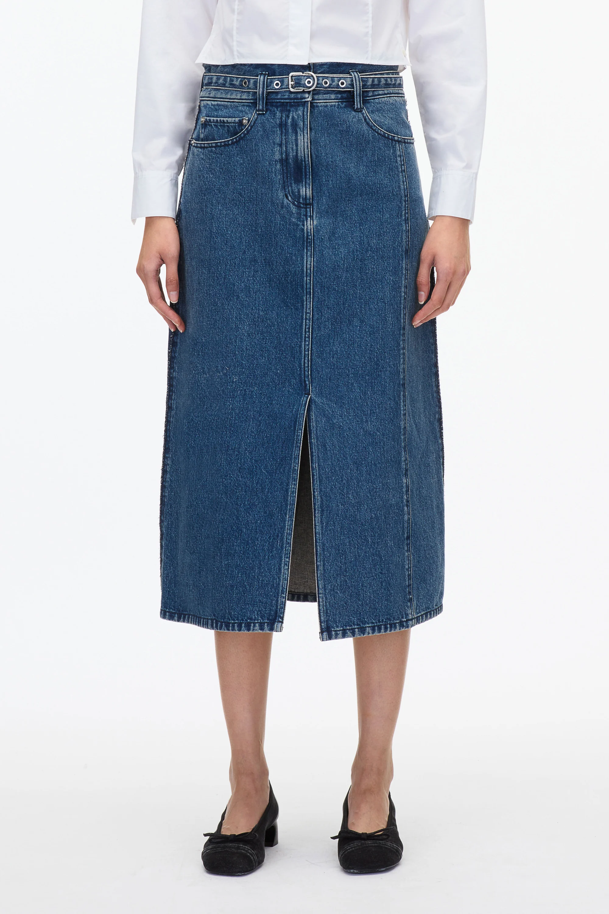 Denim A-Line Skirt - Image 2