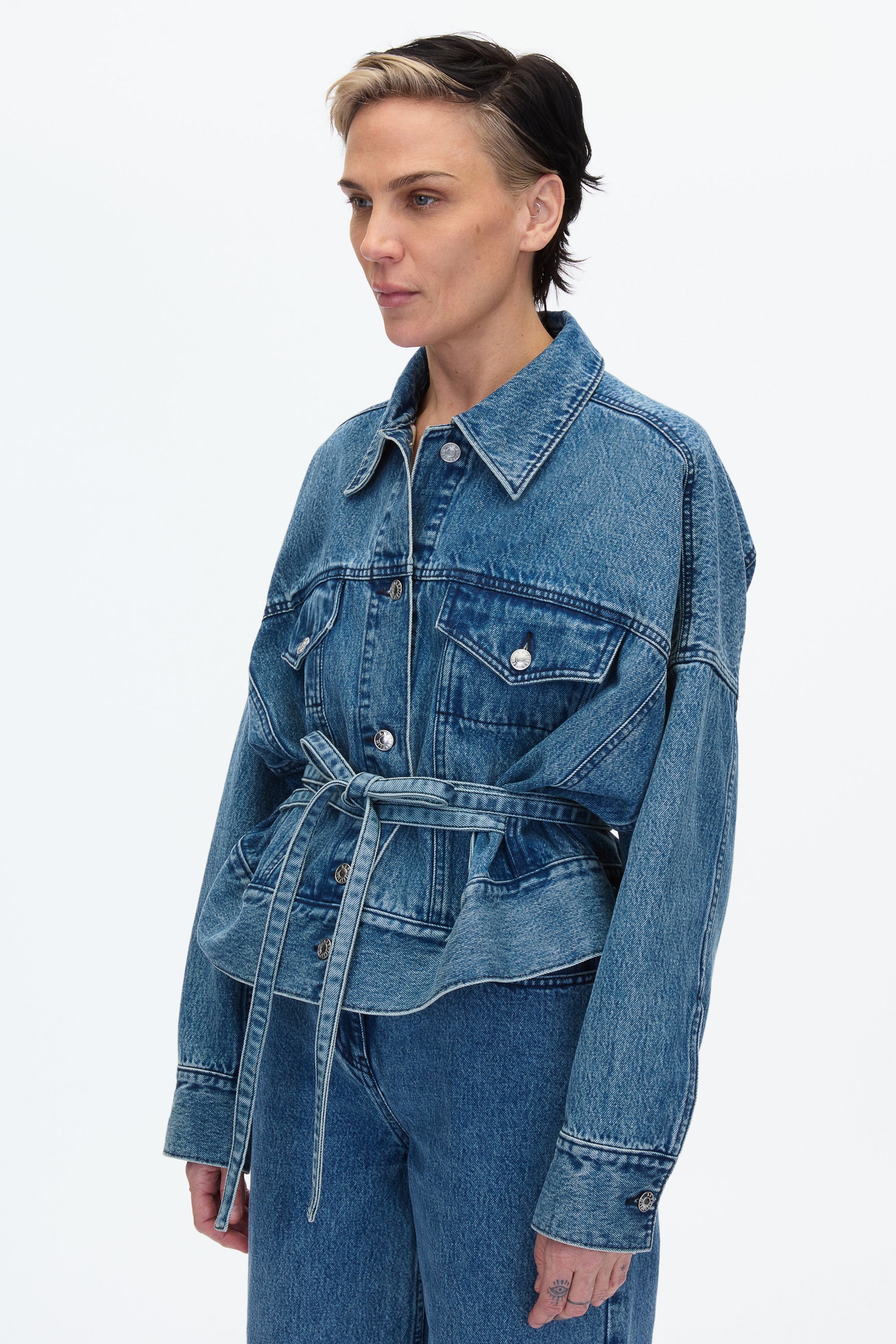Denim Boxy Jacket - Image 5