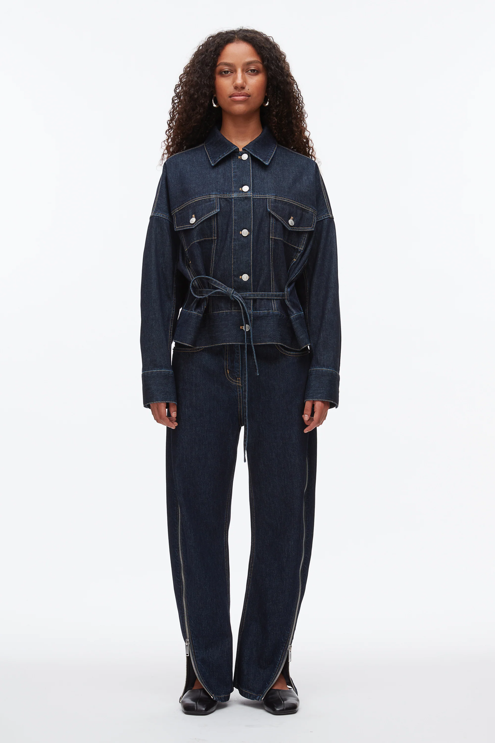 Denim Boxy Jacket - Image 2