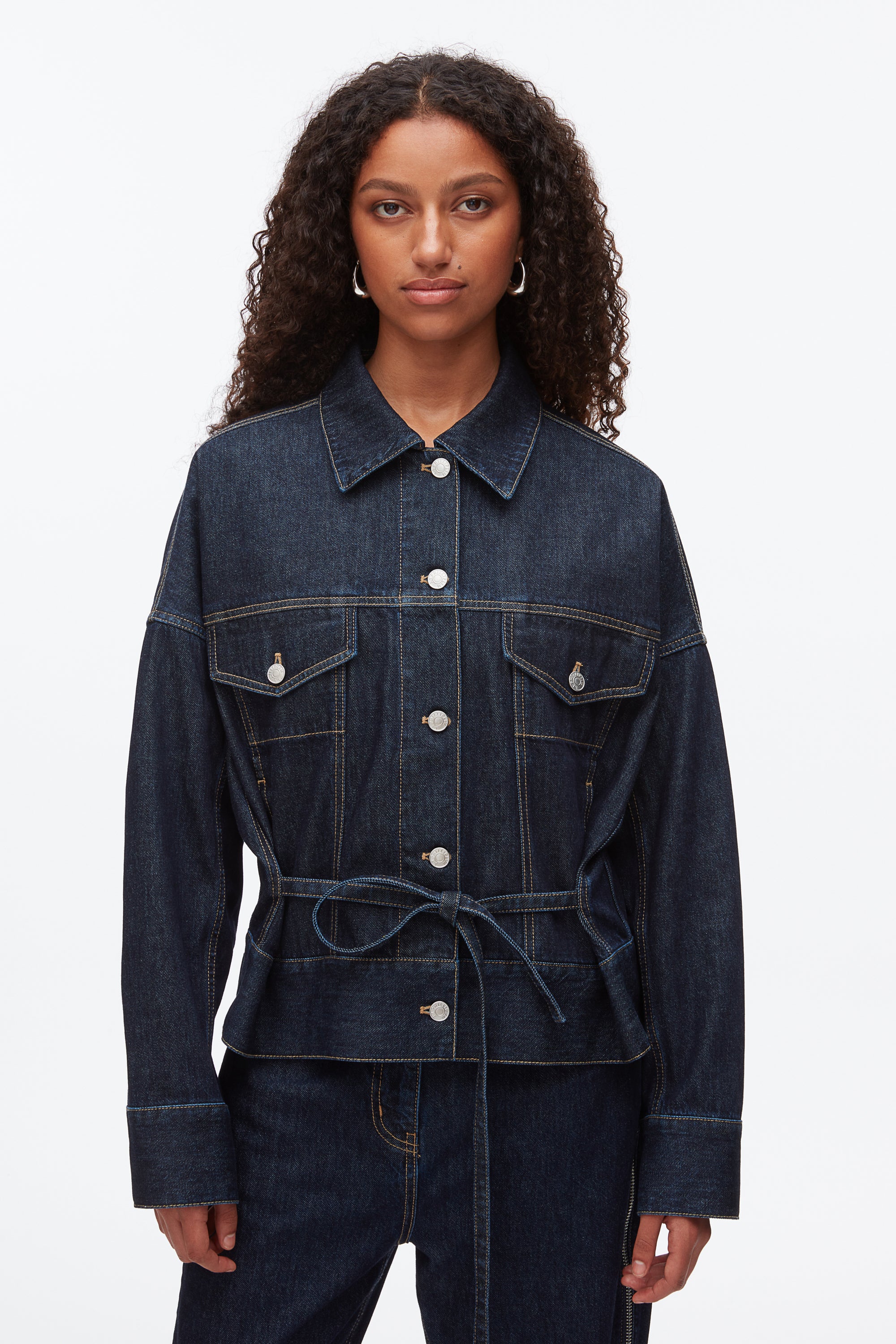 Denim Boxy Jacket - Image 3