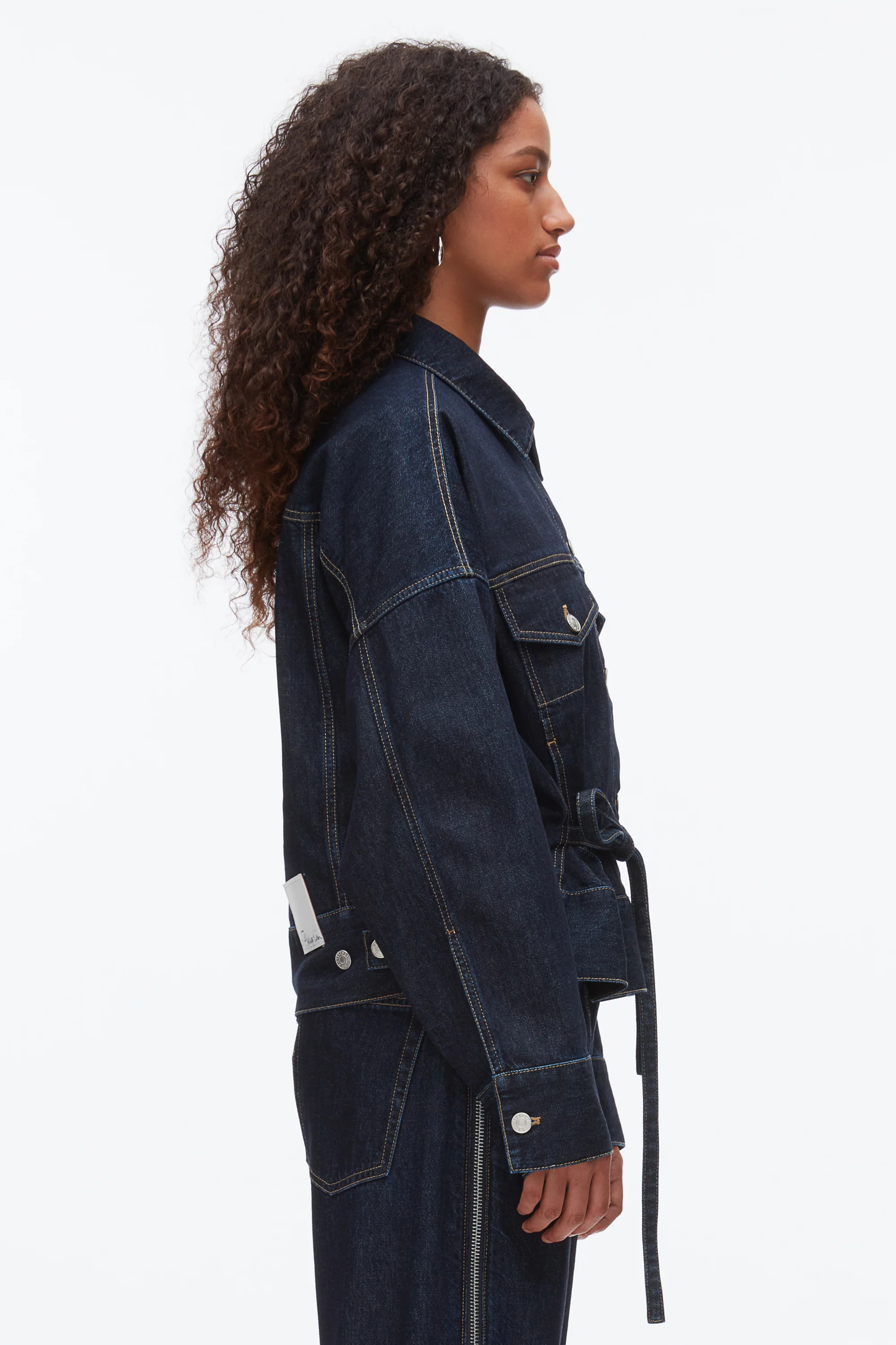 Denim Boxy Jacket - Image 4