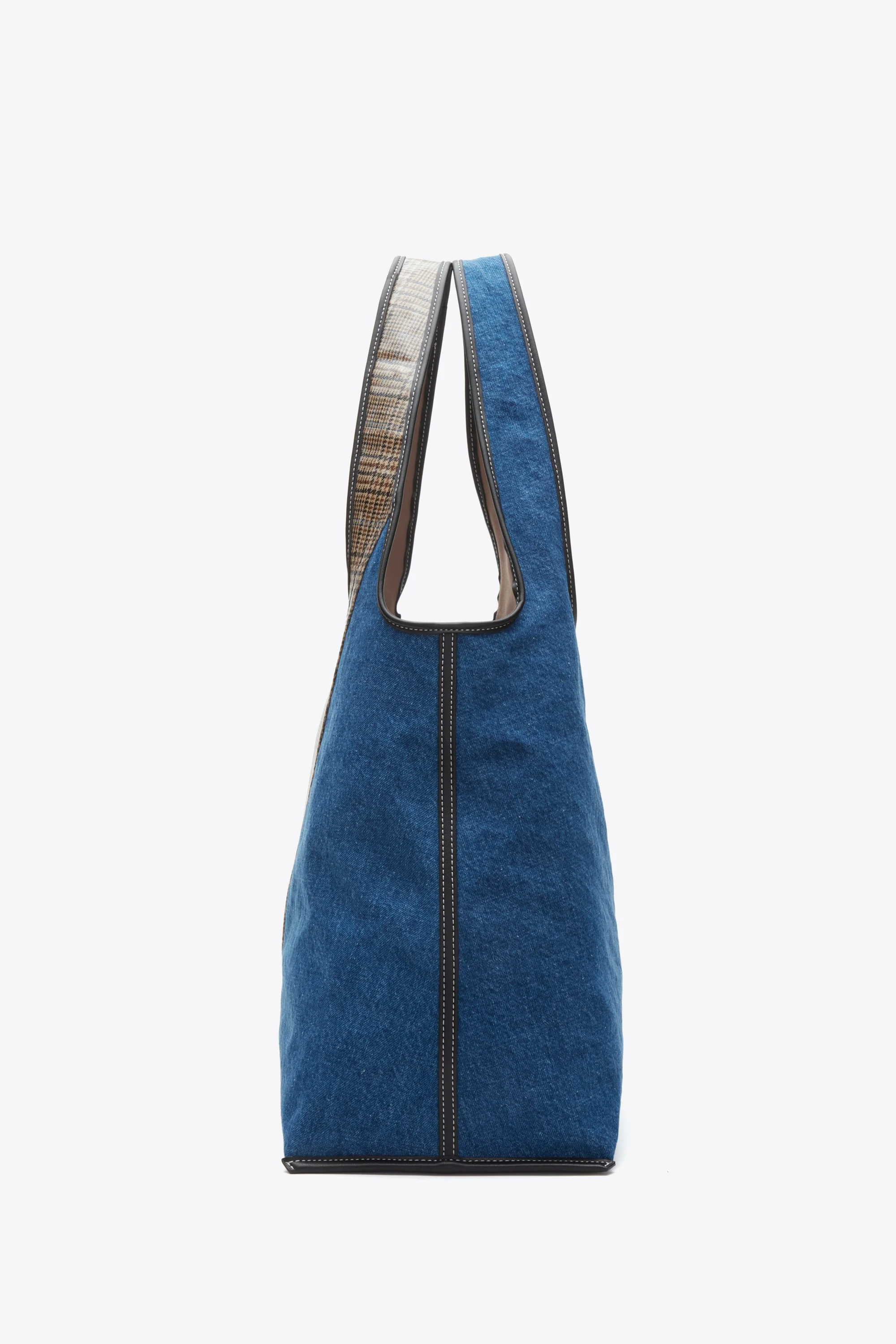 Patchwork Denim Market Tote - Image 4