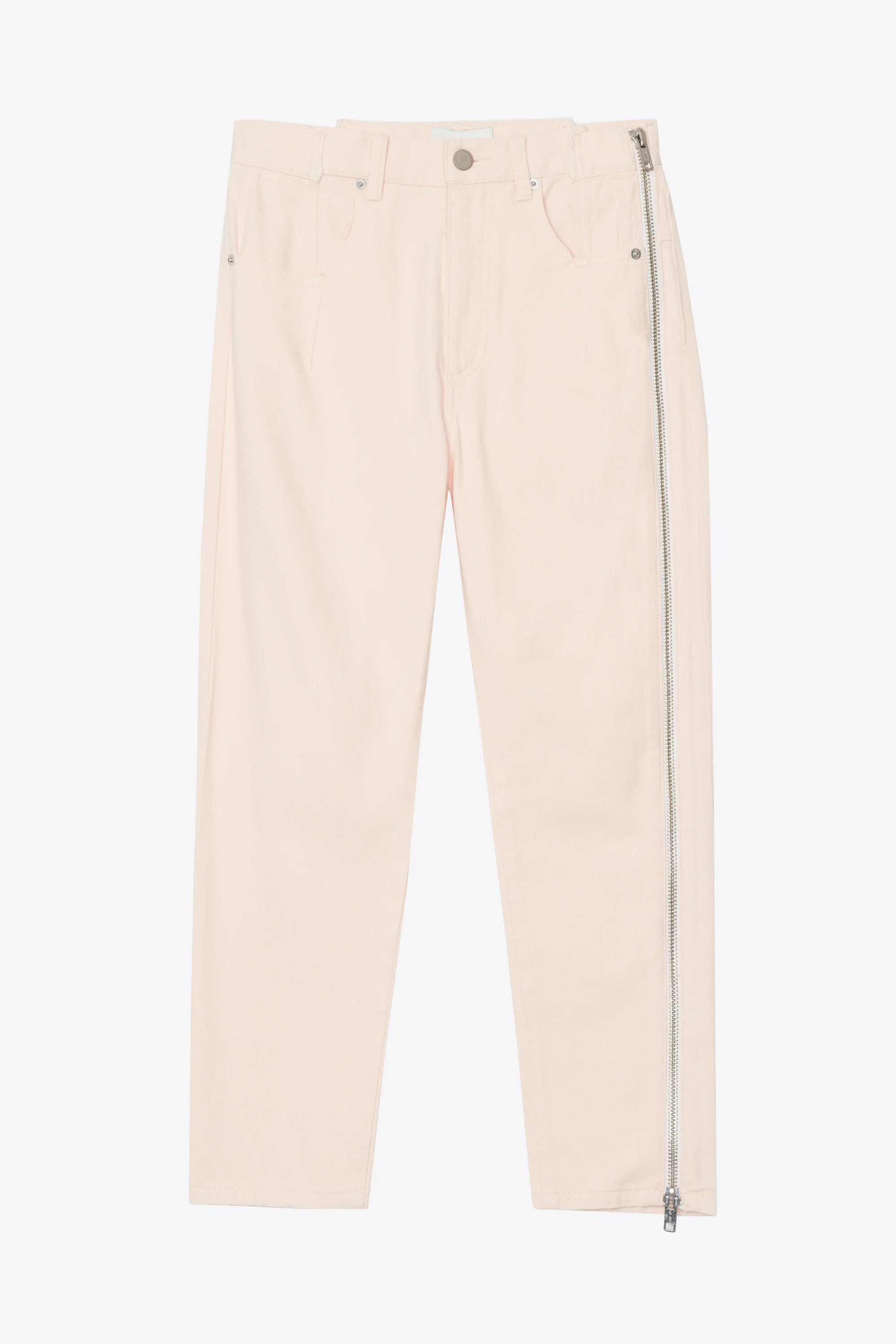 Denim Pant With Zipper