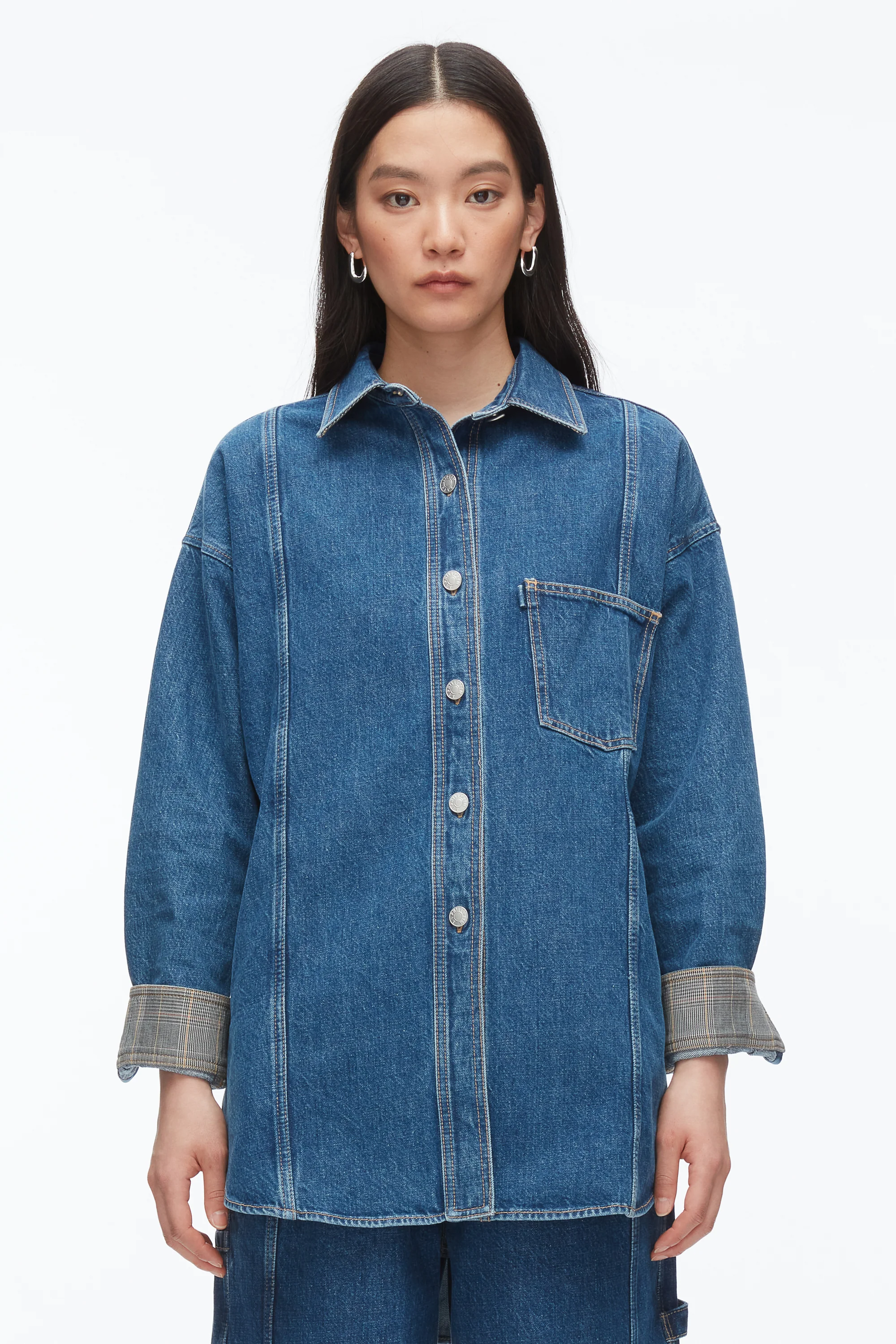 Denim Shirt Jacket - Image 3