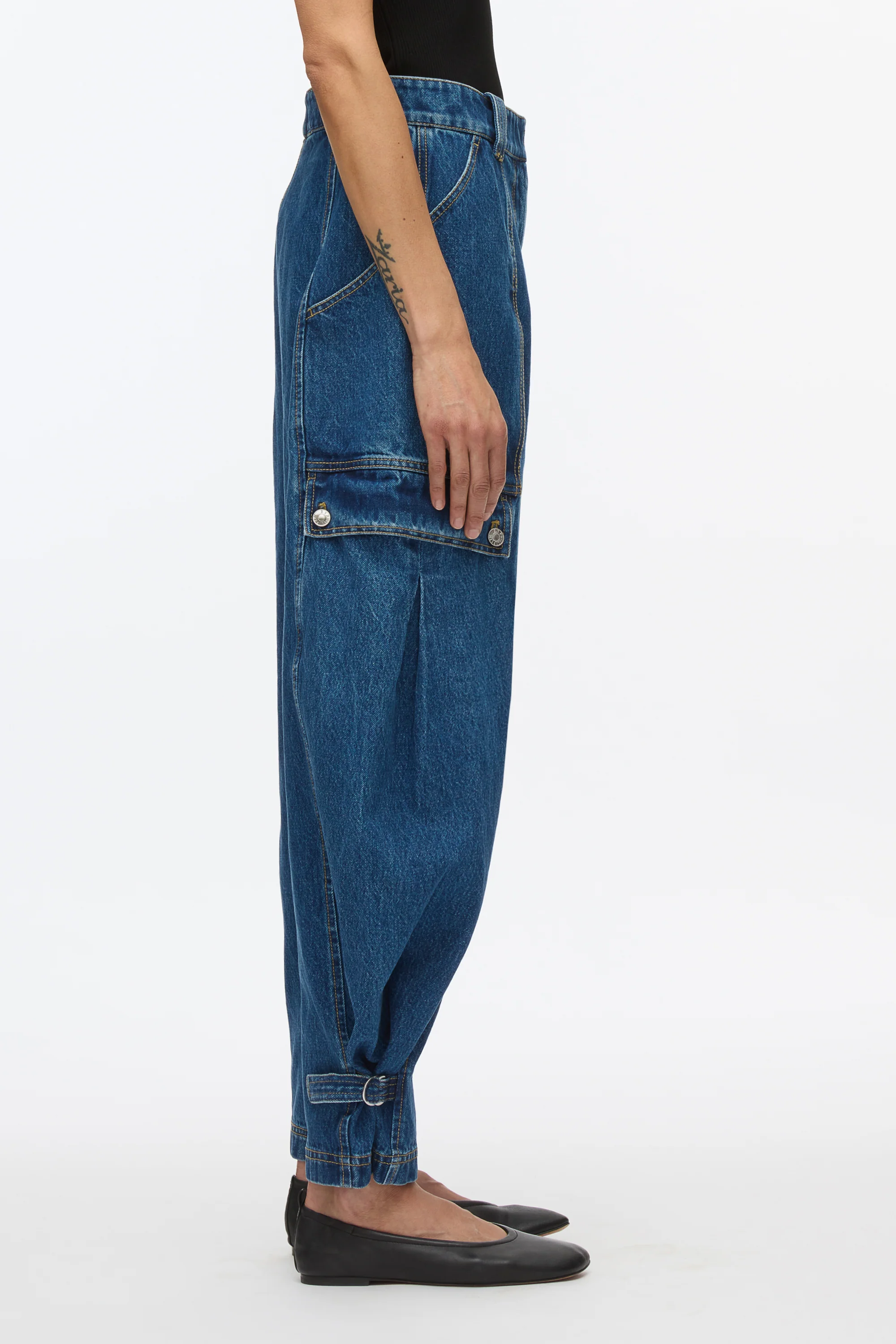 Denim Cargo Jean - Image 3