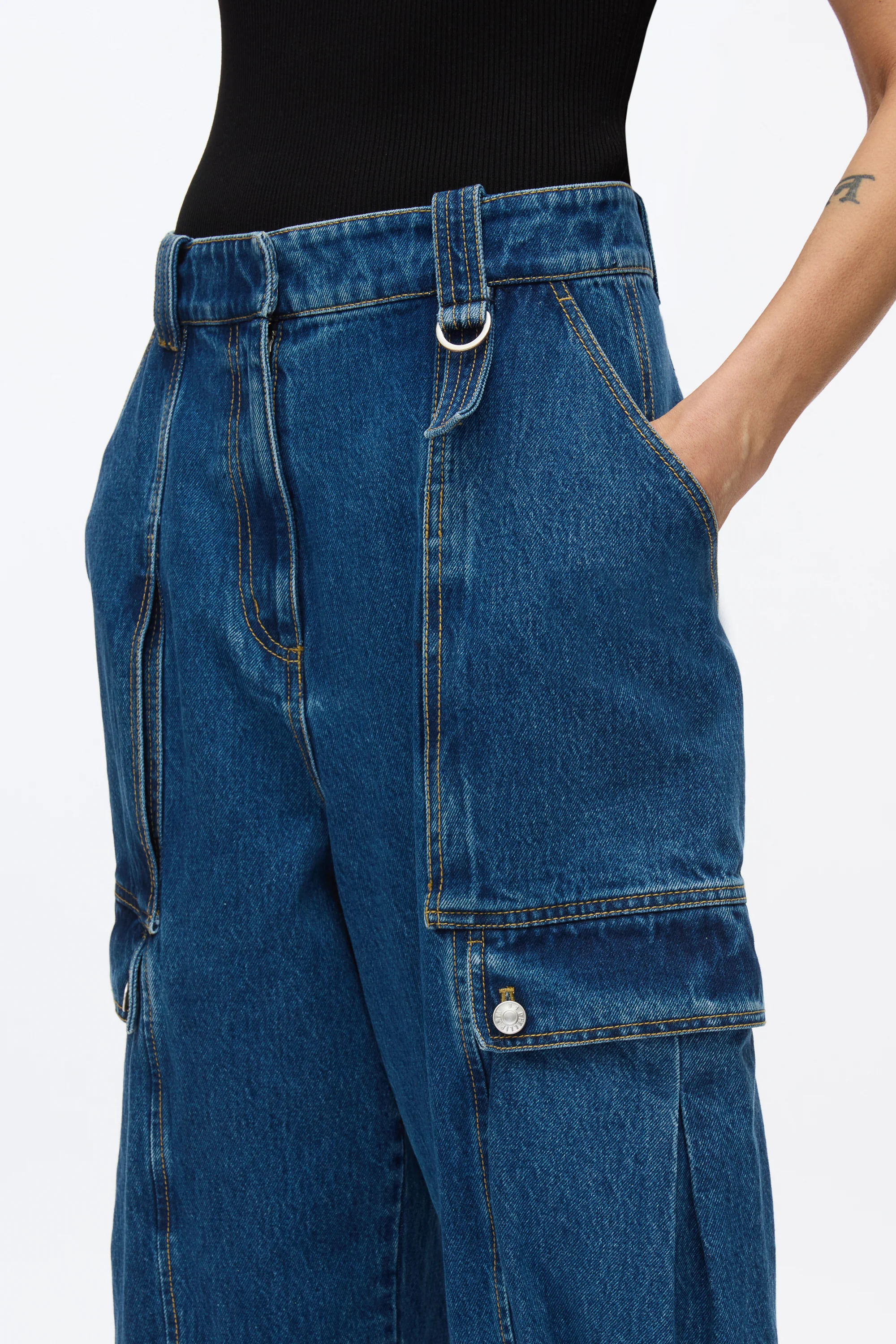 Denim Cargo Jean - Image 5