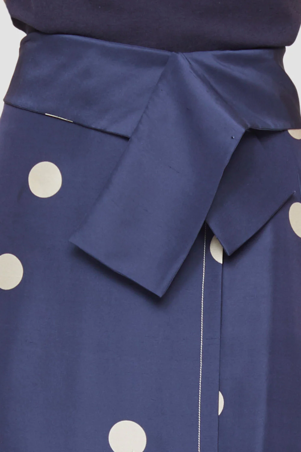 Dot Print Drape Band Skirt - Image 9