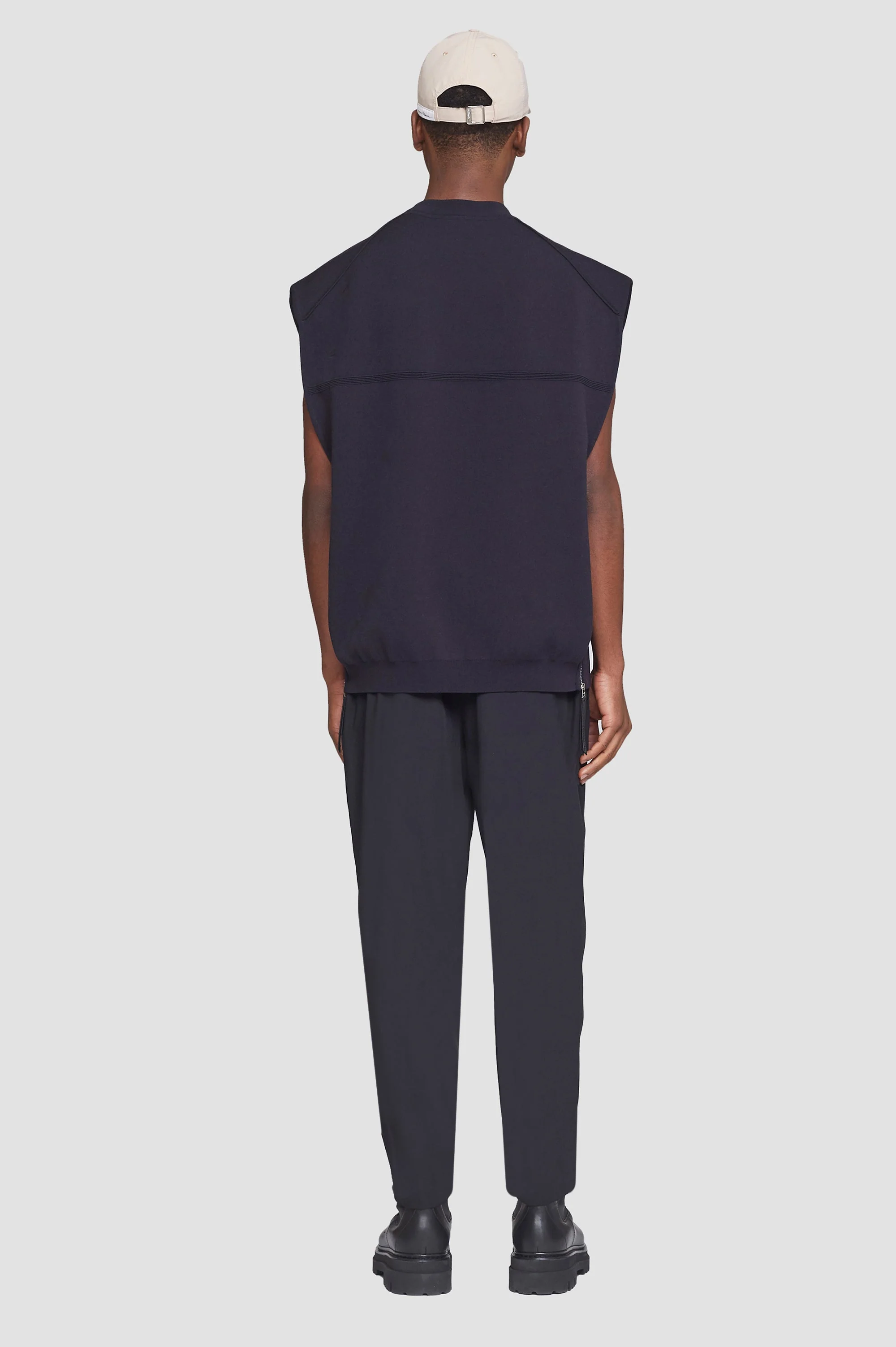Double Knit Sleeveless Pullover - Image 3