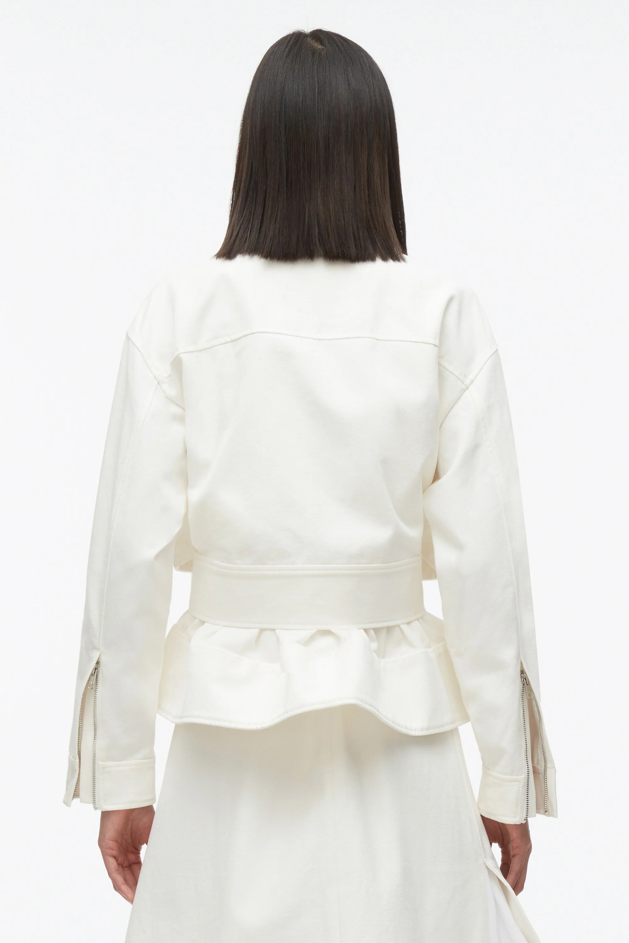 Double Belted Flounce Utility Jacket - Image 5