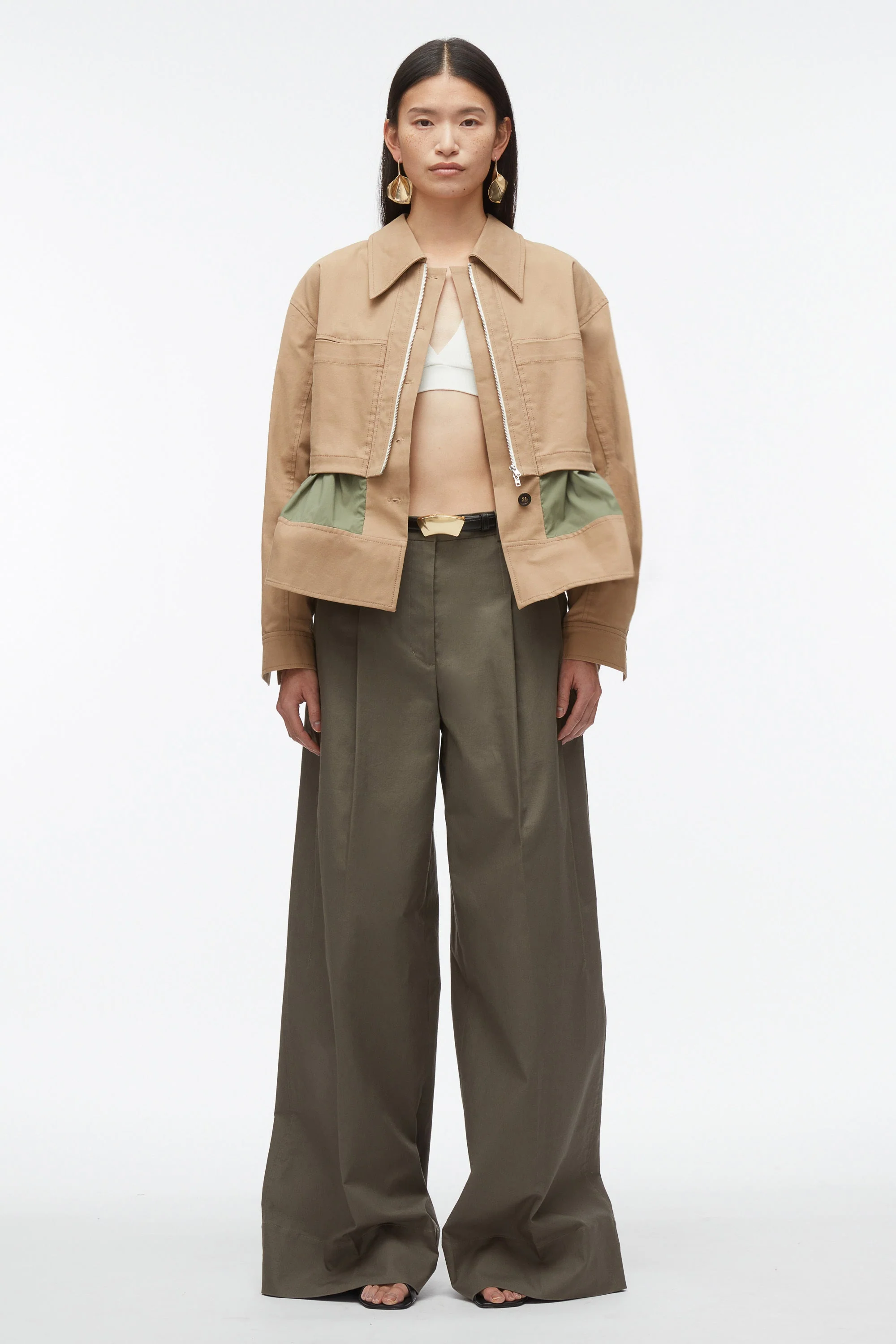Belted Flounce Utility Jacket - Image 5