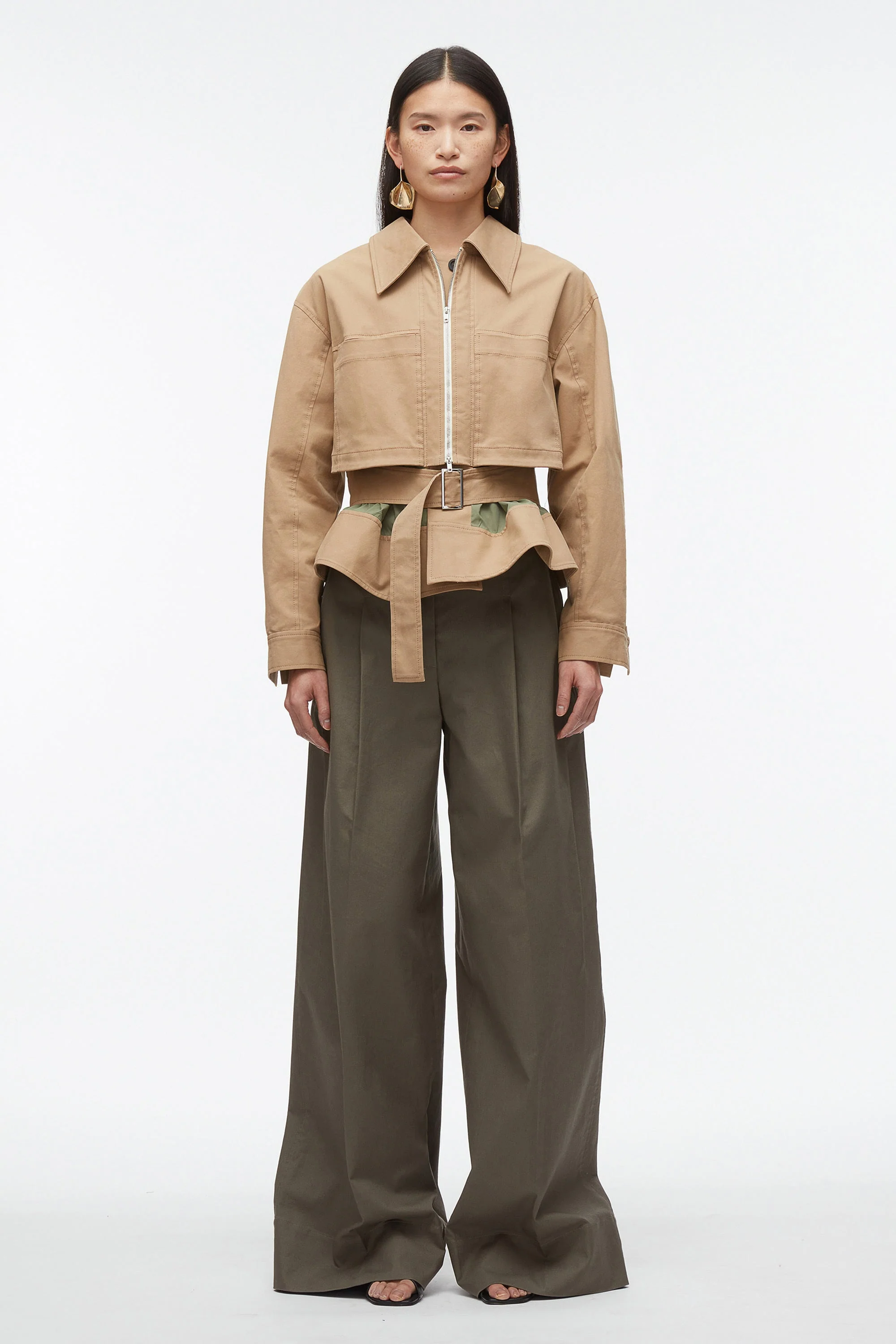 Belted Flounce Utility Jacket - Image 6