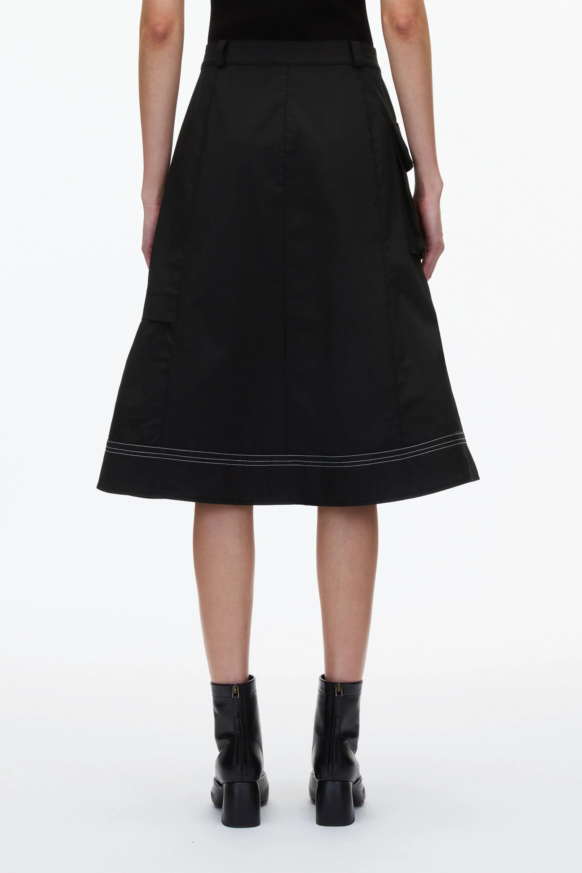 Layered Flounce Cargo Skirt - Image 4