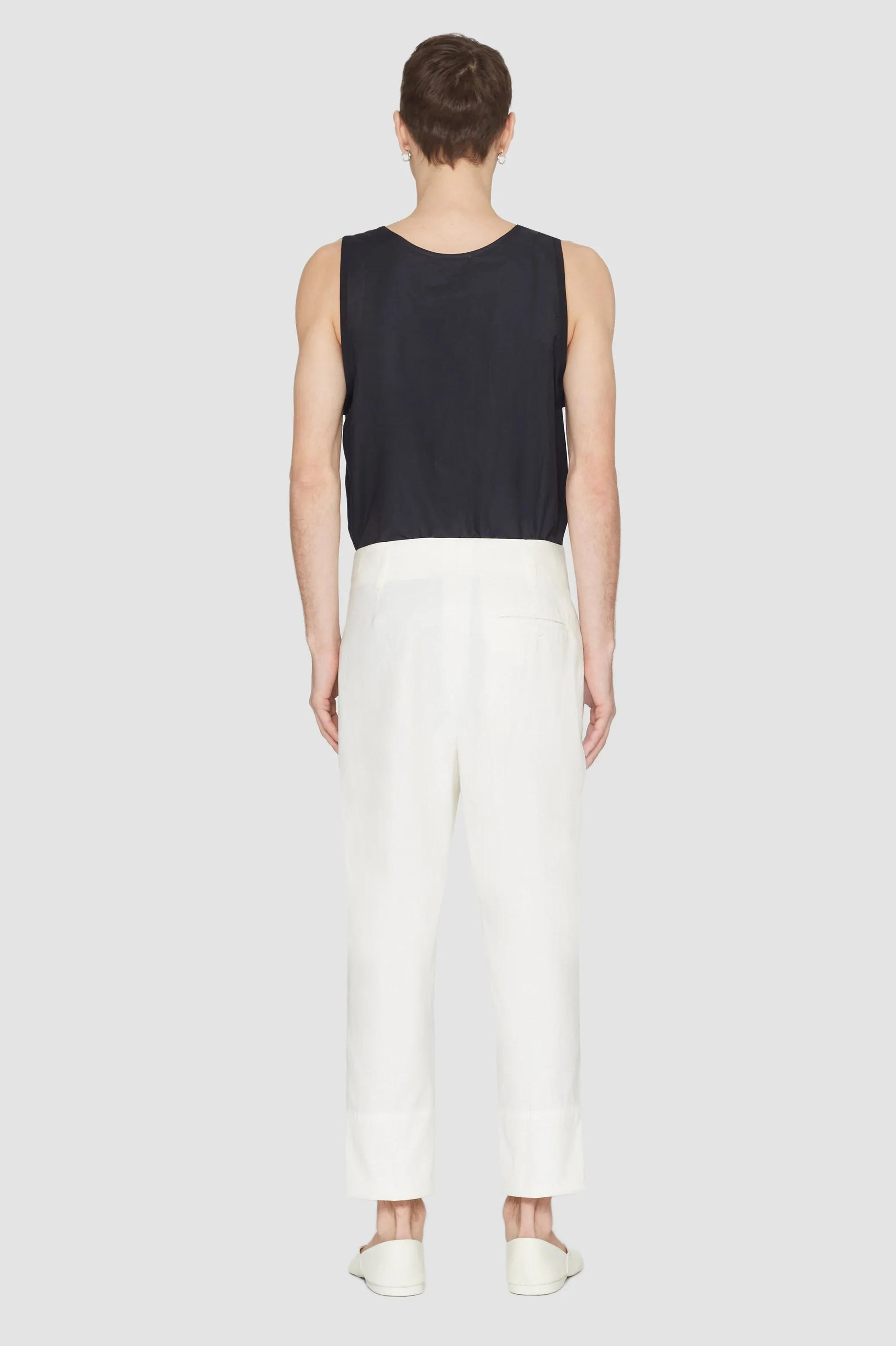 Double Pleat Tapered Trouser - Image 4