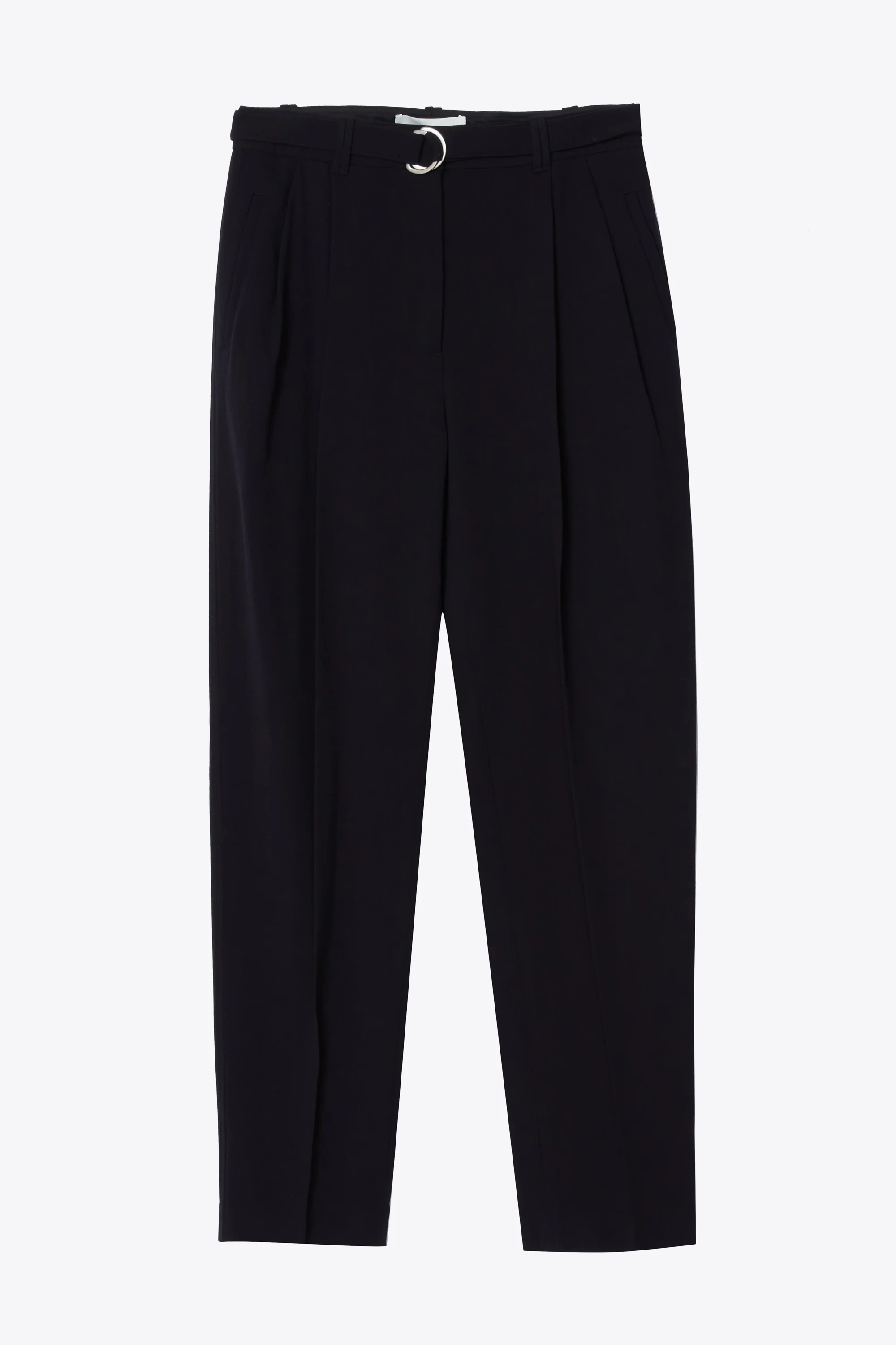 Double Pleat Tapered Trouser