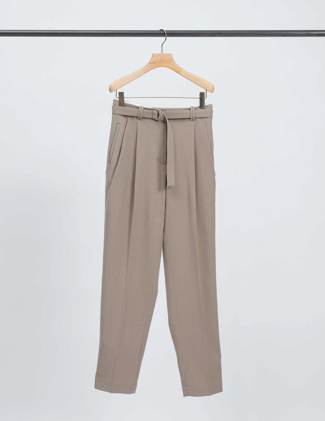 Double Pleat Tapered Trouser - Image 2