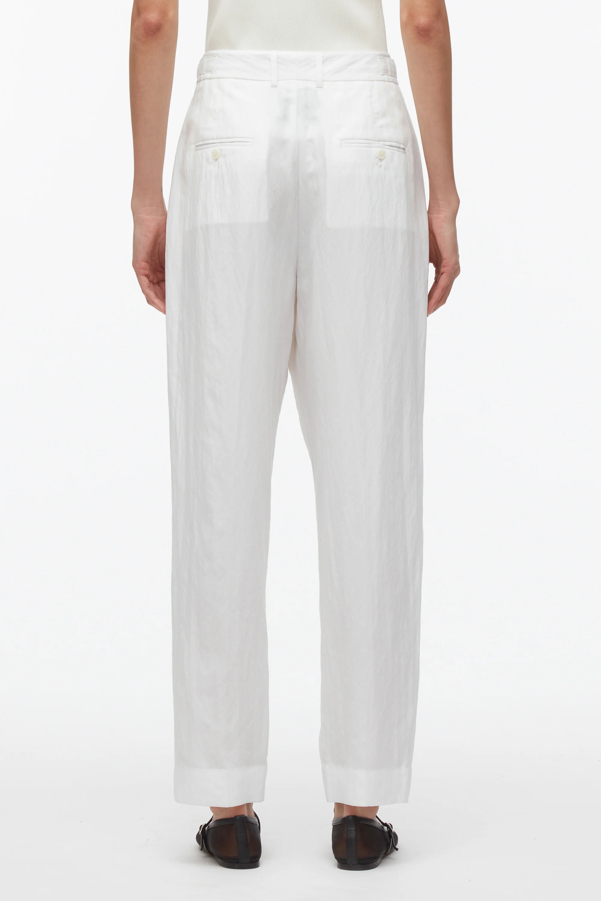 Double Pleat Taper Trouser - Image 10