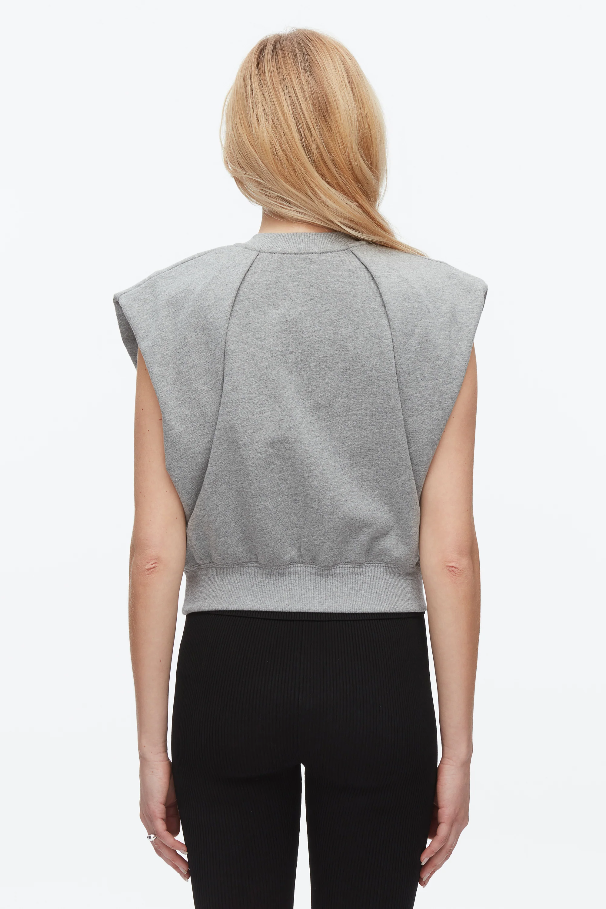 Draped Bow French Terry Top - Image 5