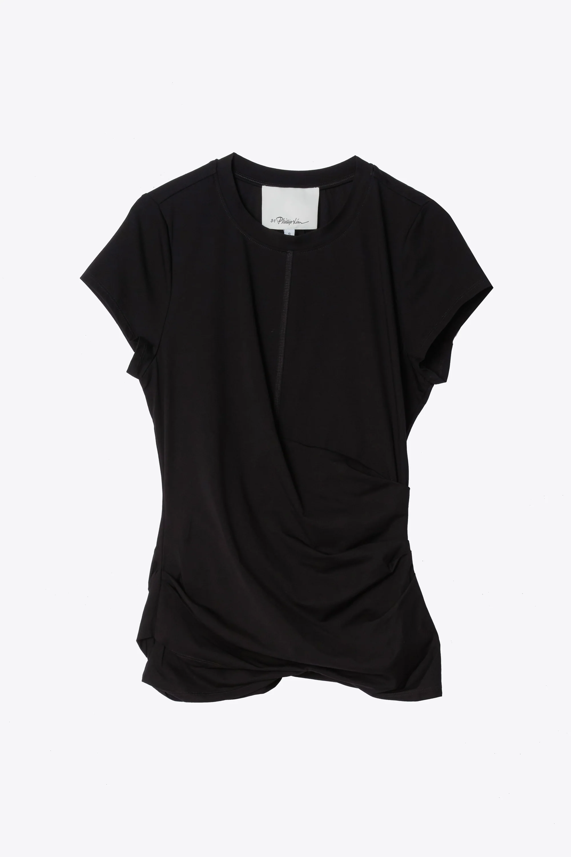 Draped Short Sleeve T-Shirt