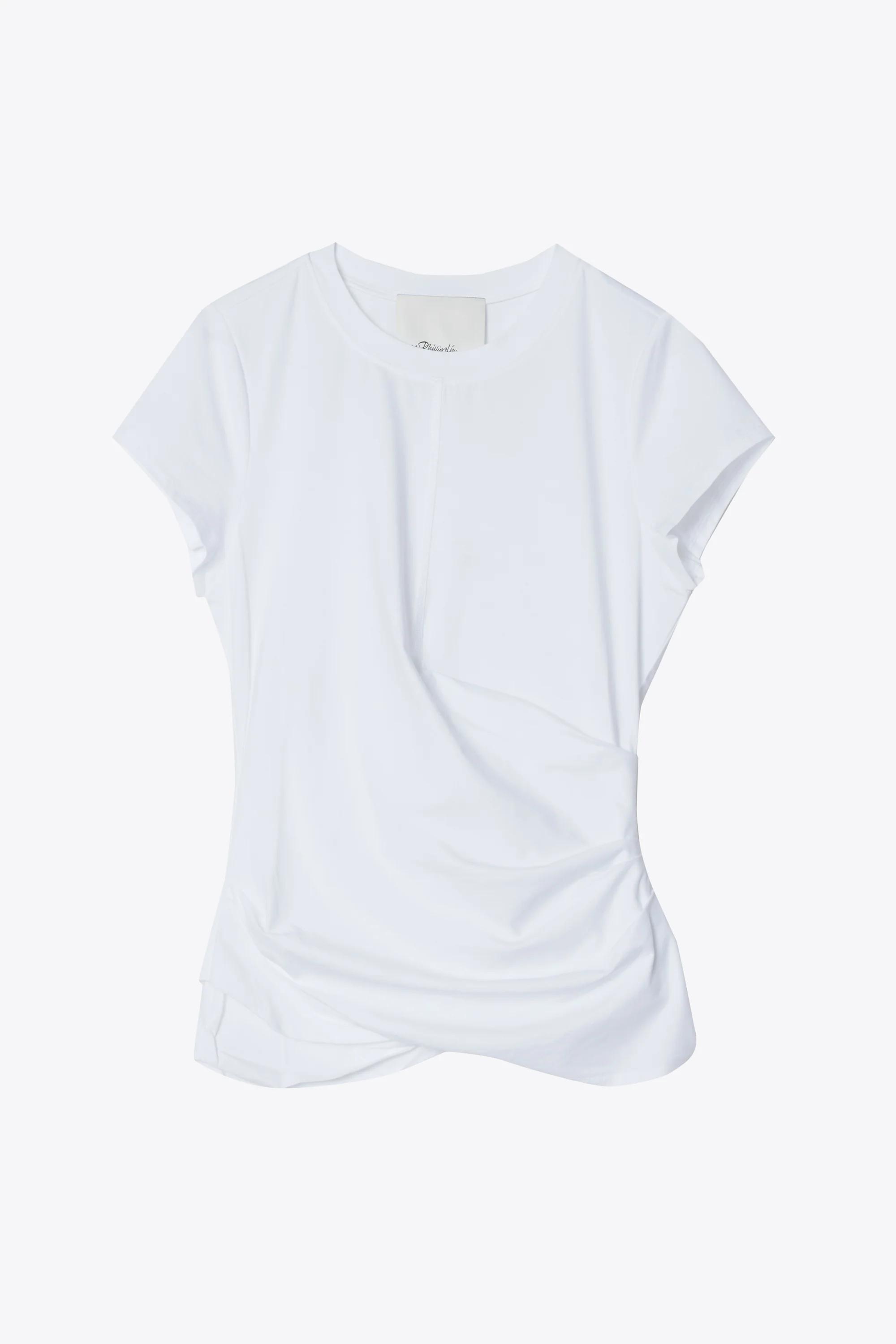 Draped Short Sleeve T-Shirt - Image 2