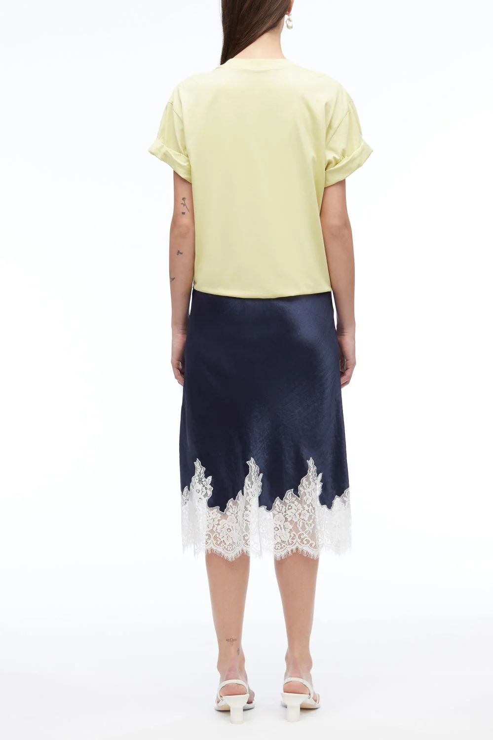 Draped T-Shirt Slip Combo Dress - Image 5