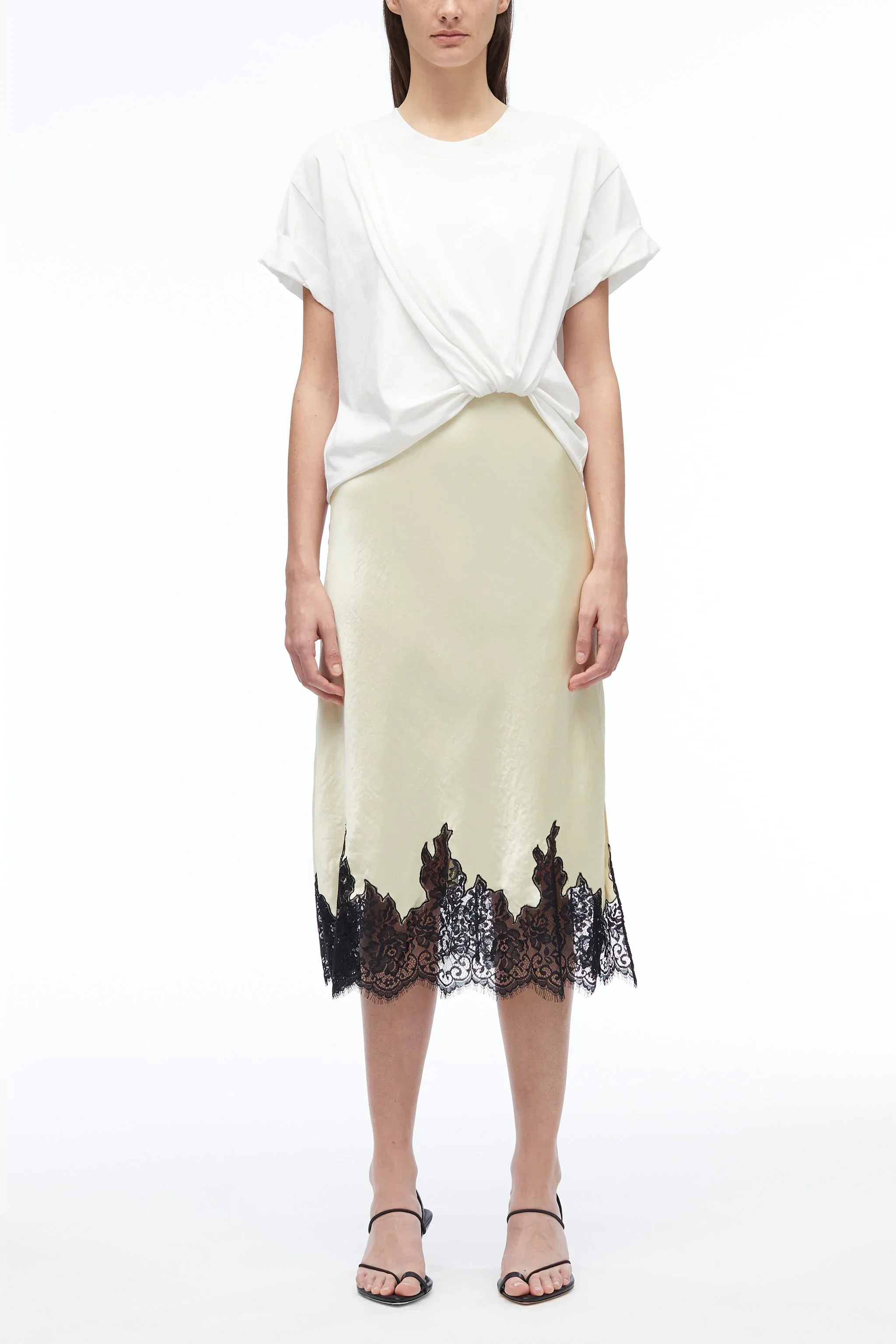 Draped T-Shirt Slip Combo Dress - Image 6