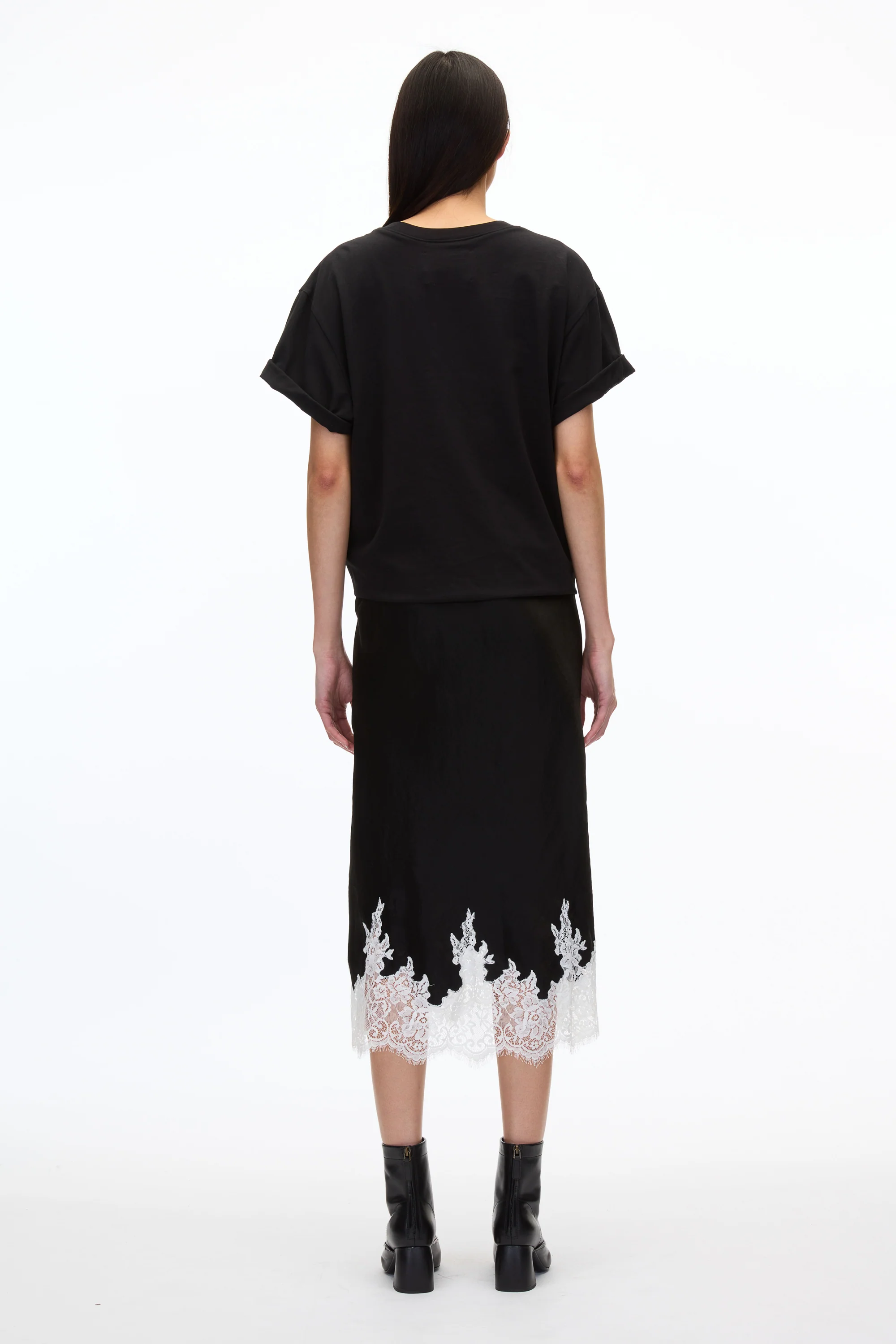 Draped T-Shirt Slip Combo Dress - Image 14