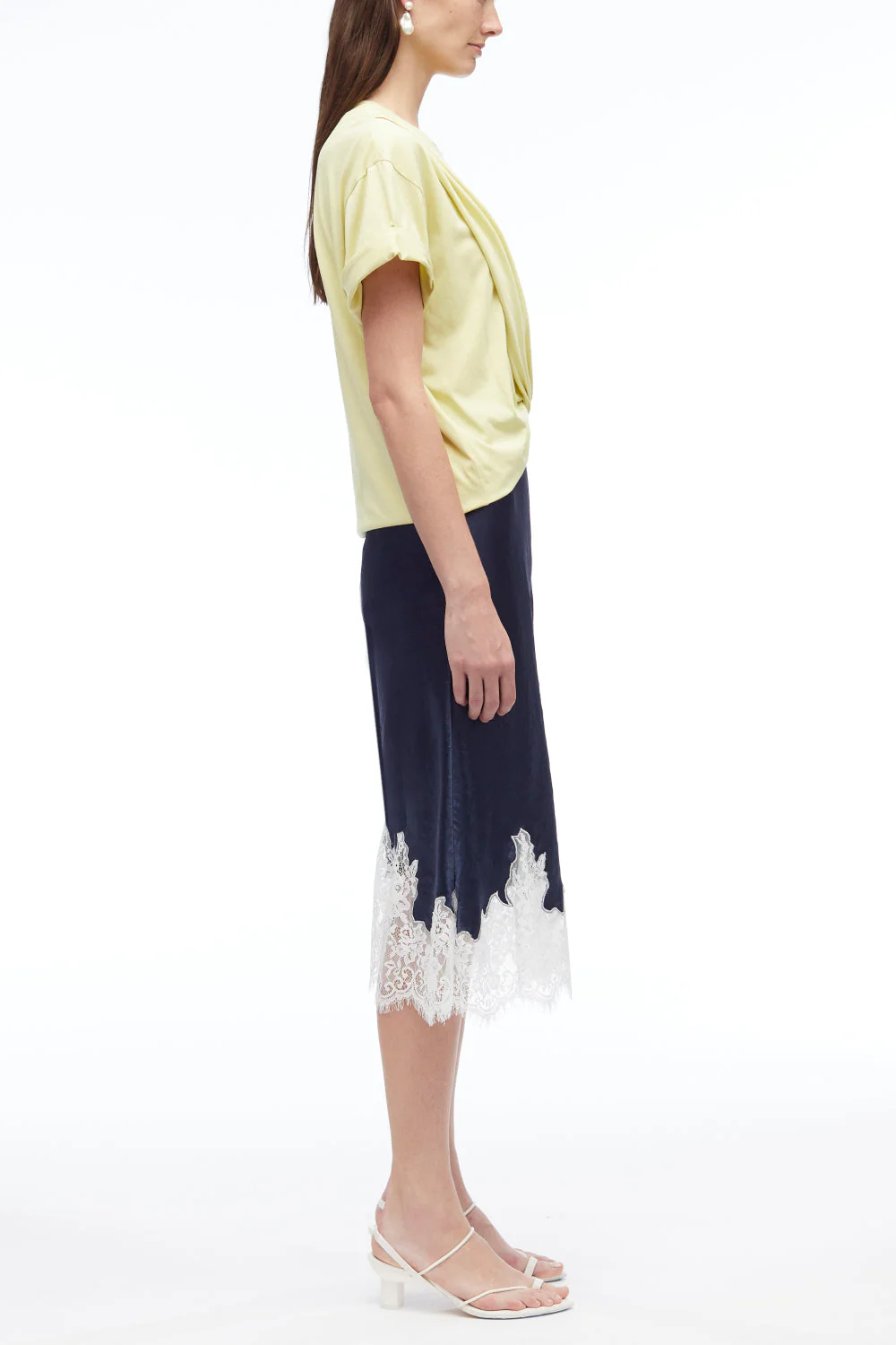 Draped T-Shirt Slip Combo Dress - Image 4