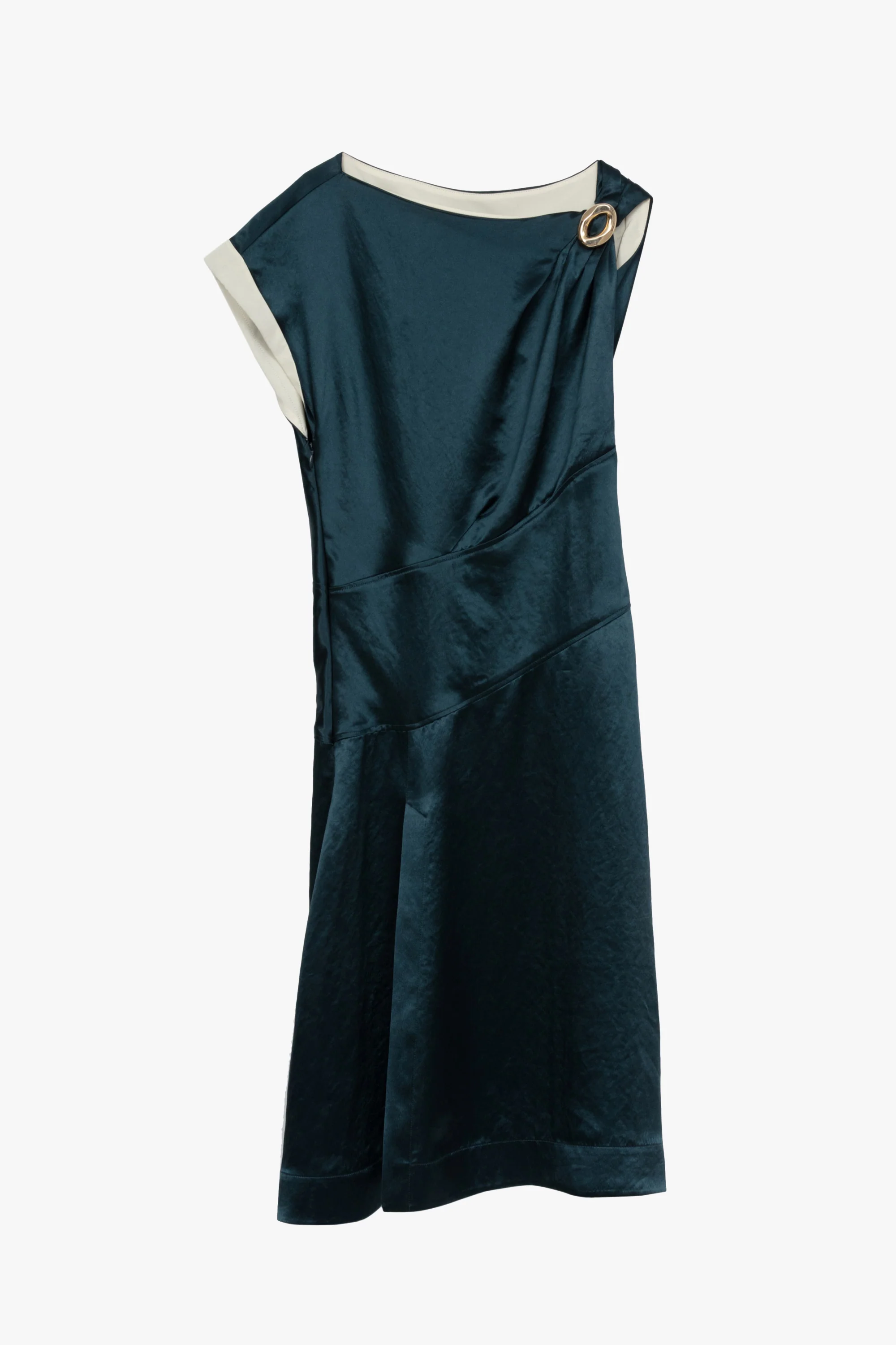 Draped Twist Dress With Combo - Image 5