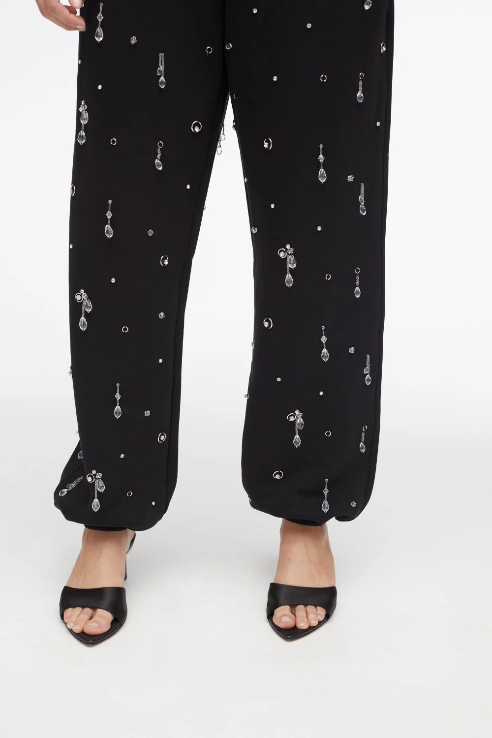 Drip-Embellished Terry Track Trousers - Image 5