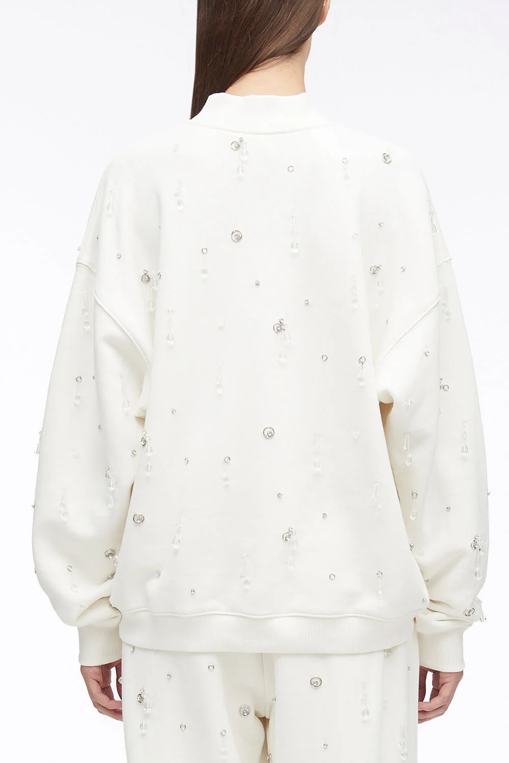 Drip Embellished Compact French Terry Sweatshirt - Image 5