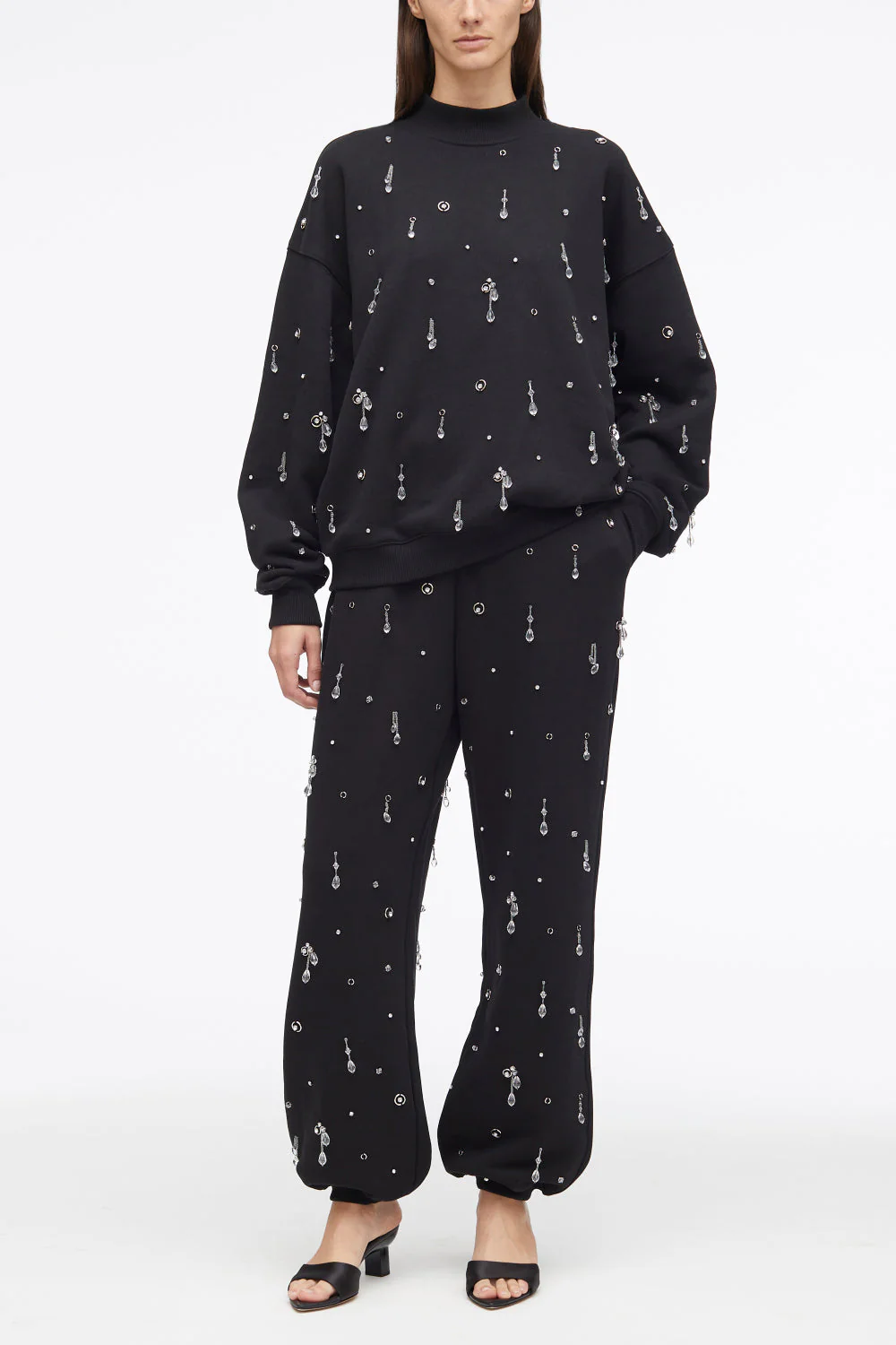 Drip Embellished Compact French Terry Sweatshirt - Image 6