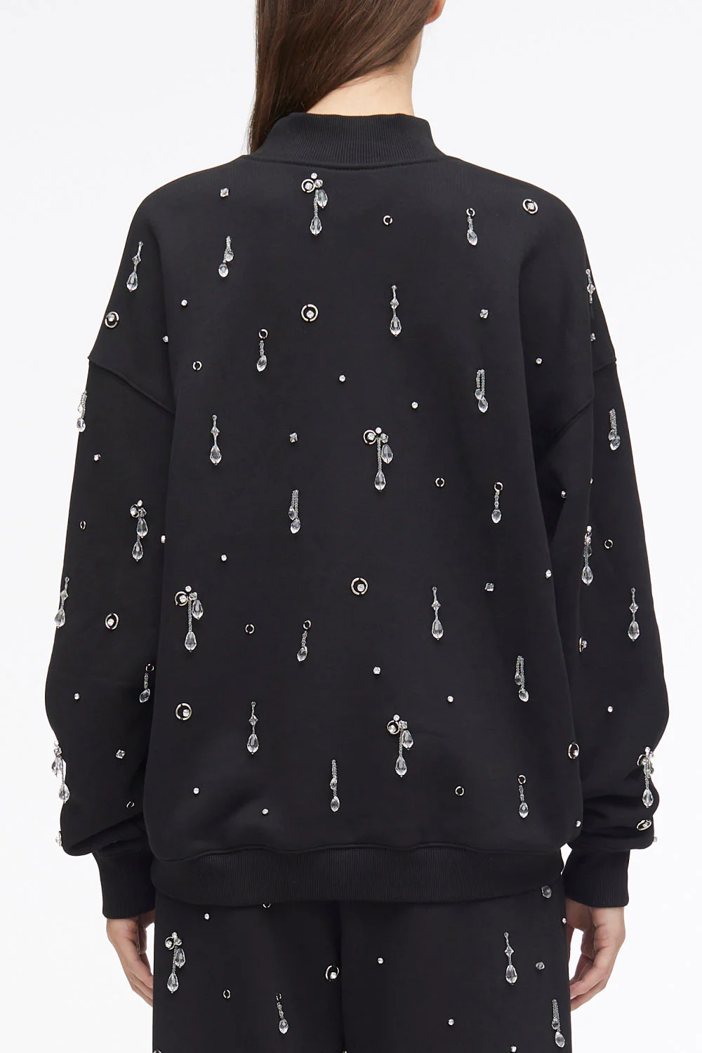 Drip Embellished Compact French Terry Sweatshirt - Image 9
