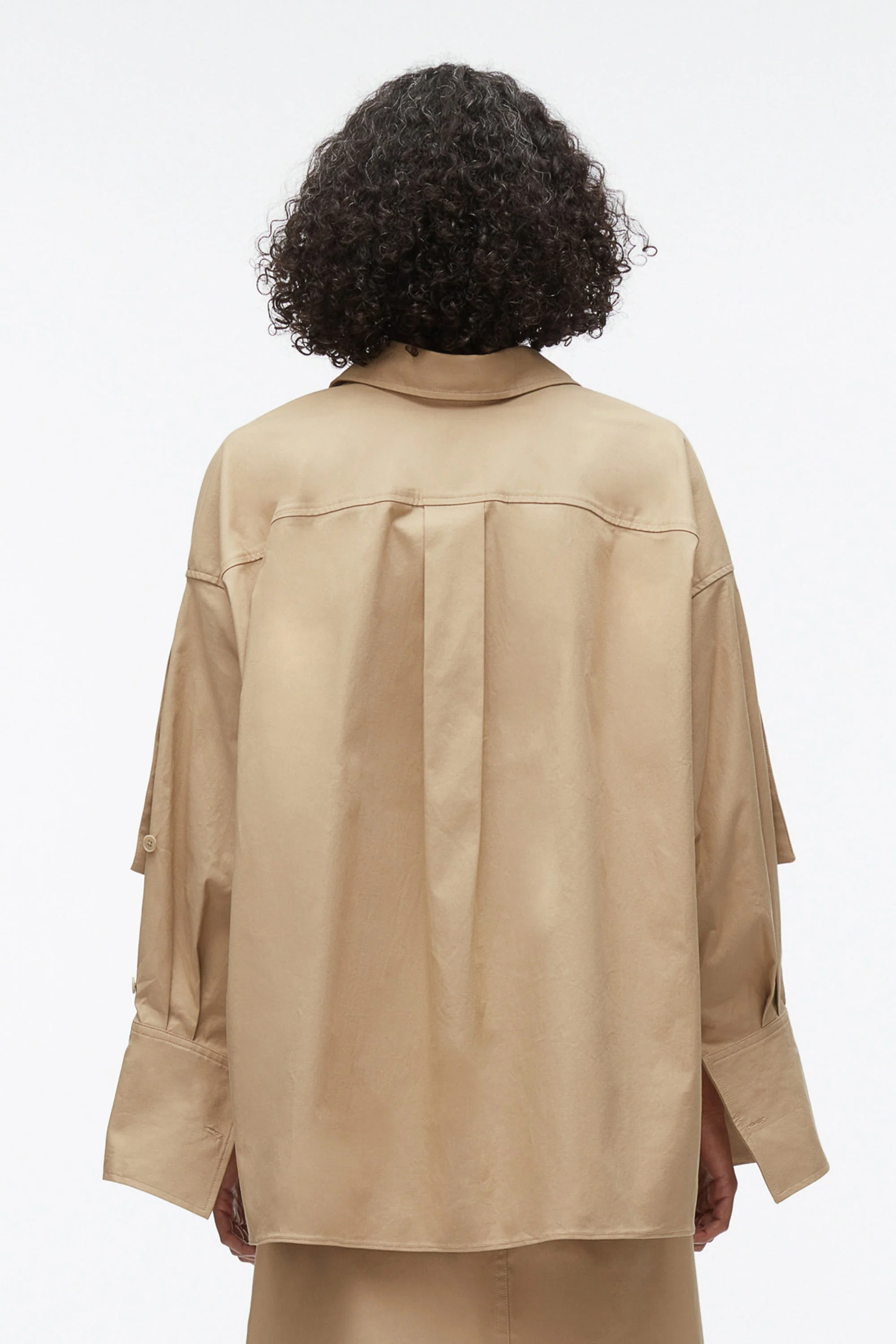 Drop Back Shirt with Convertible Sleeves - Image 11
