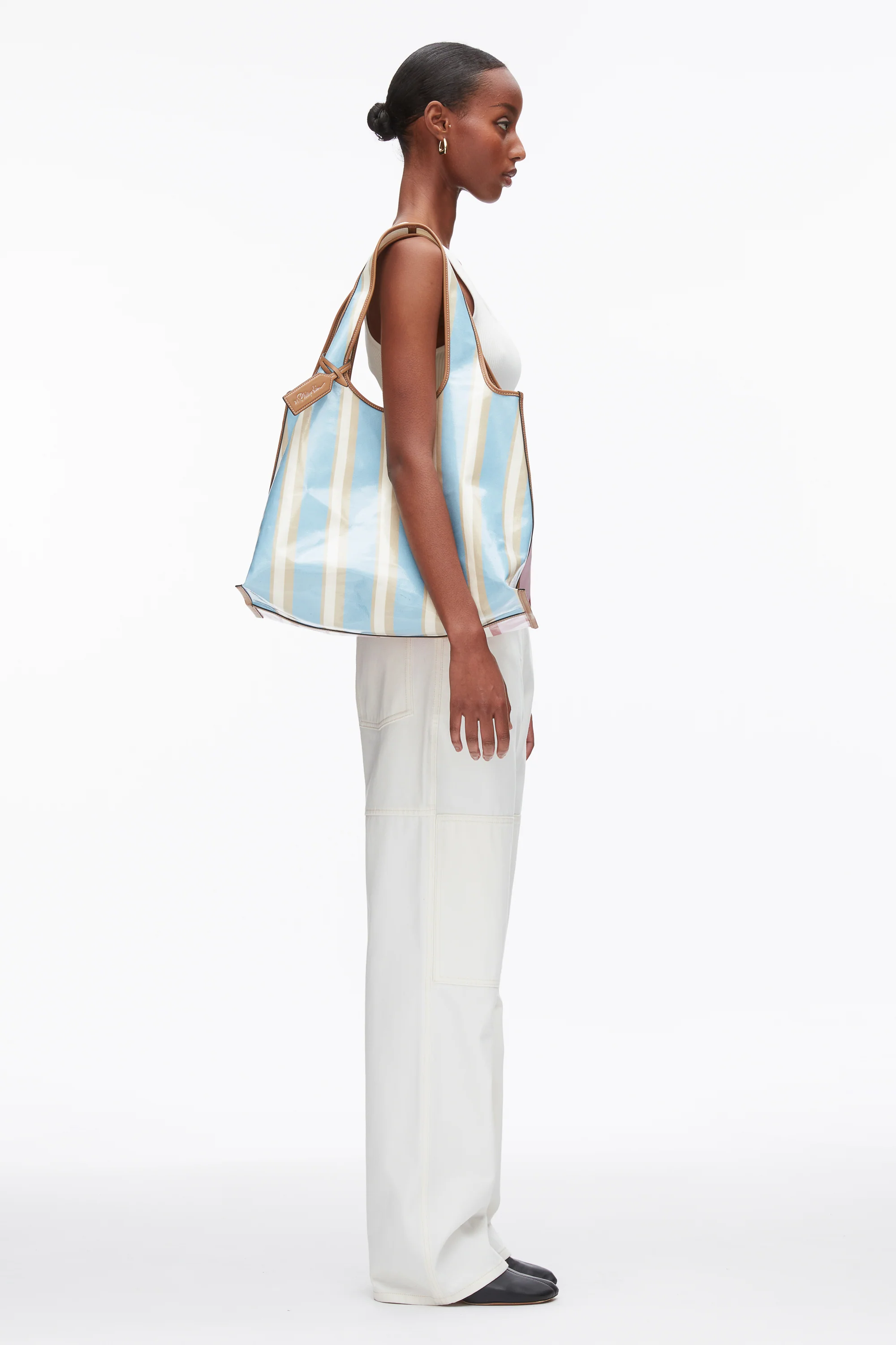 Dual Stripe Market Tote - Image 6