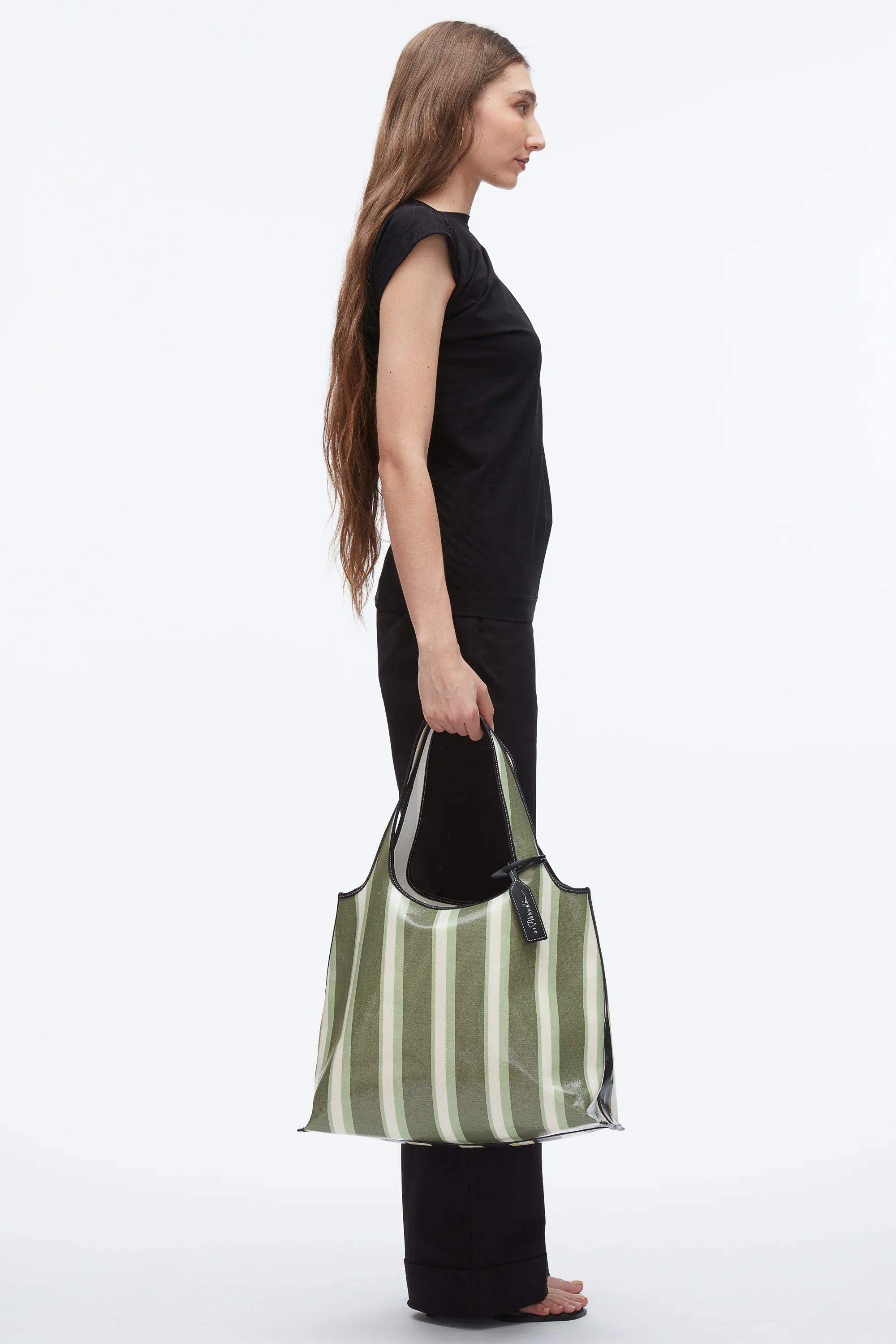 Dual Stripe Market Tote - Image 6