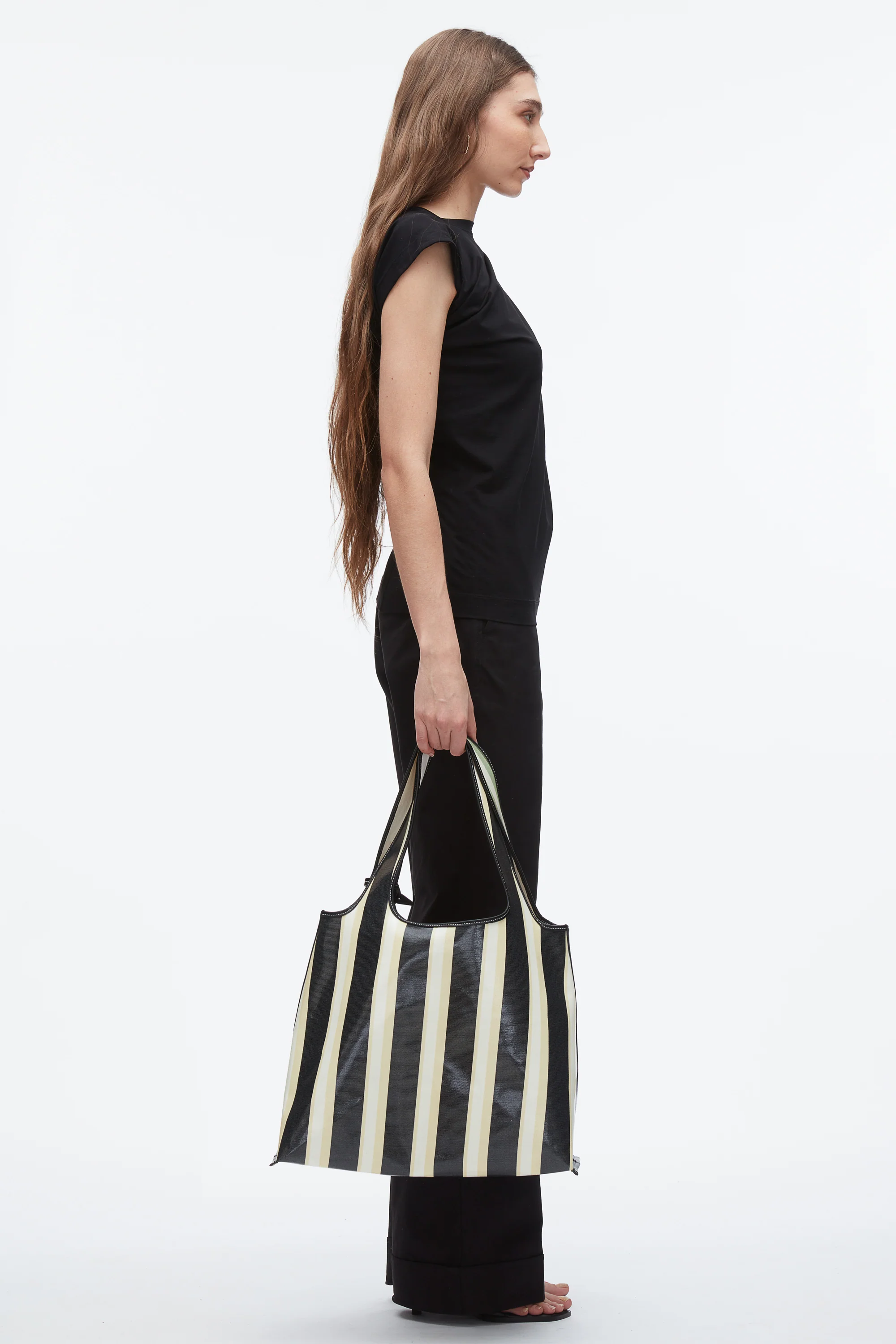 Dual Stripe Market Tote - Image 7