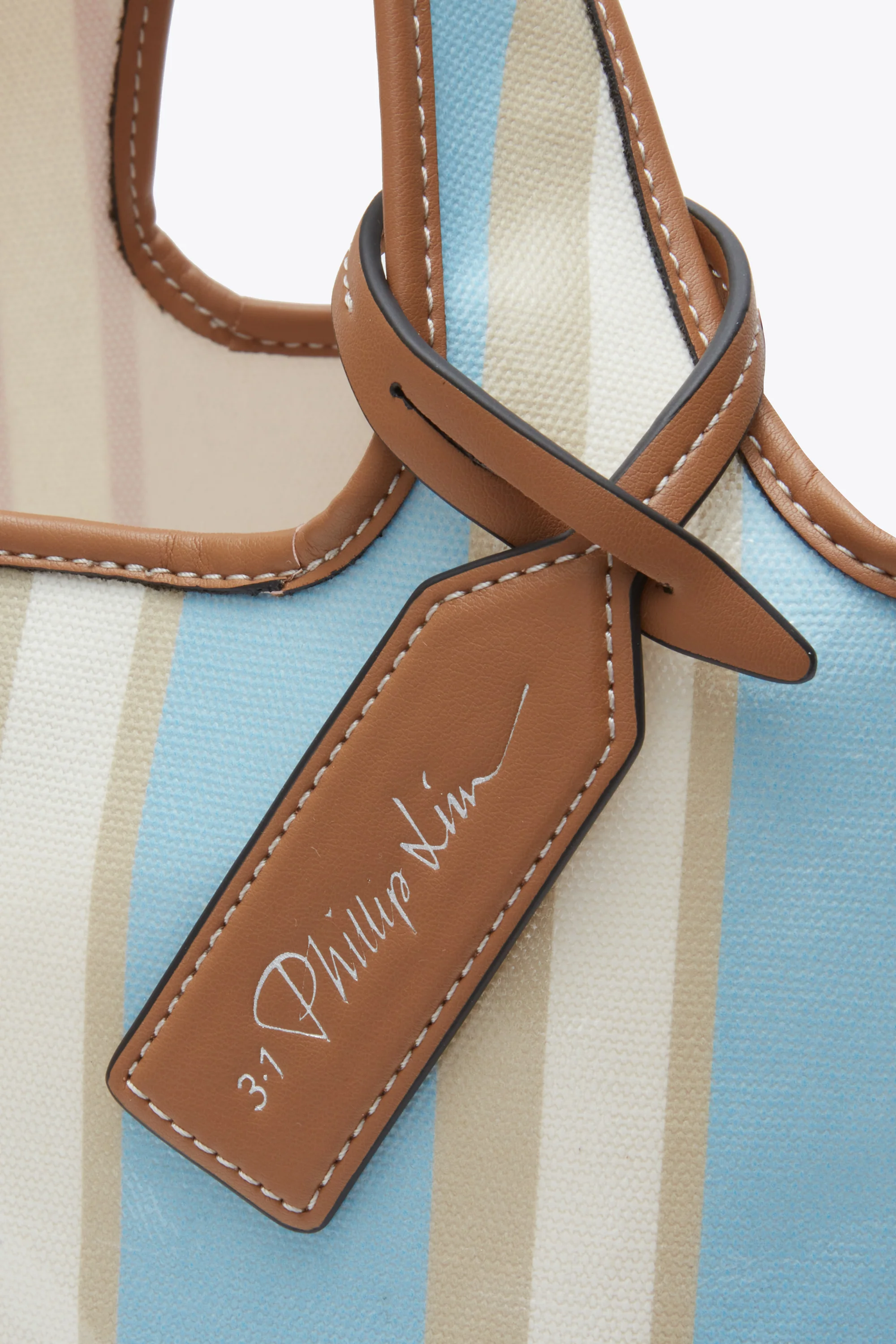 Dual Stripe Mini Market Tote - Image 4