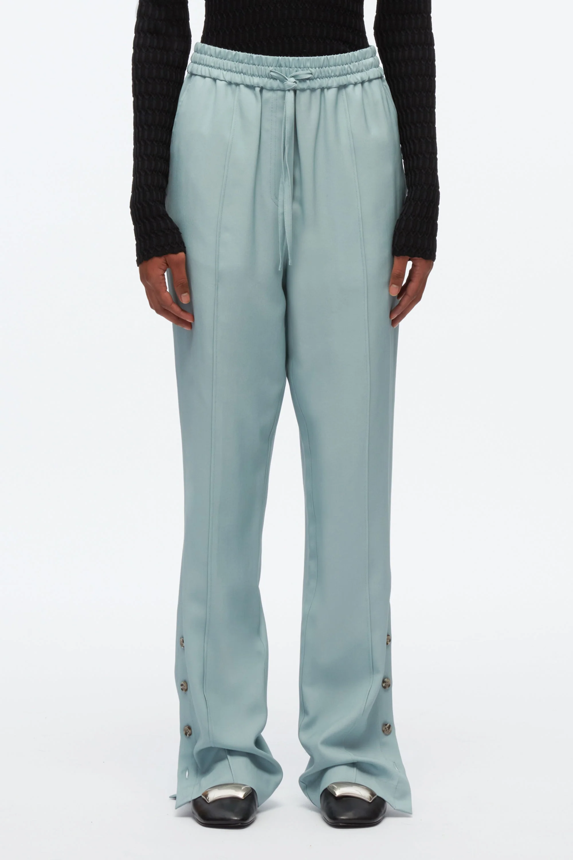 Elasticated Pants With Side Vent - Image 2
