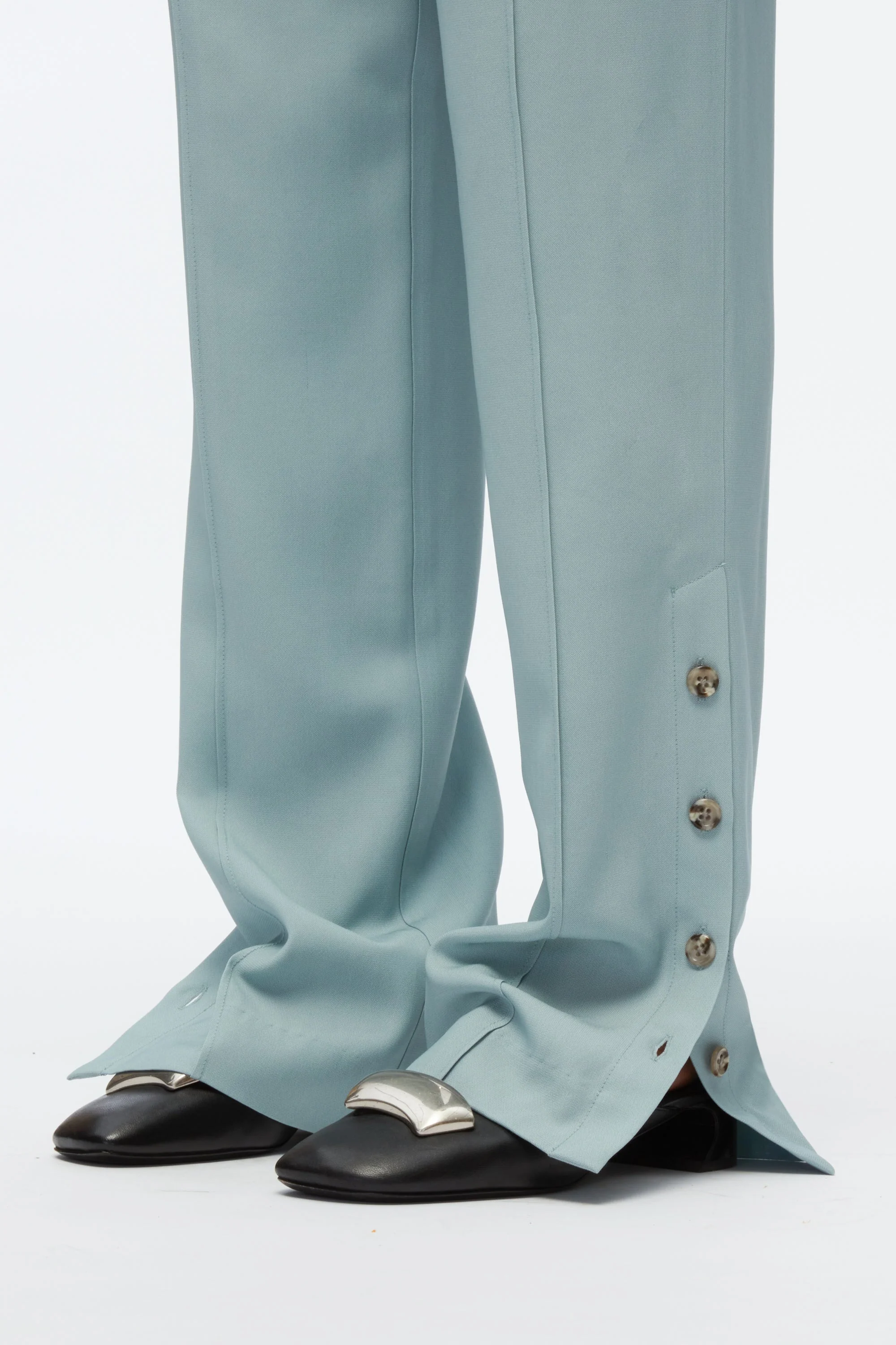 Elasticated Pants With Side Vent - Image 5