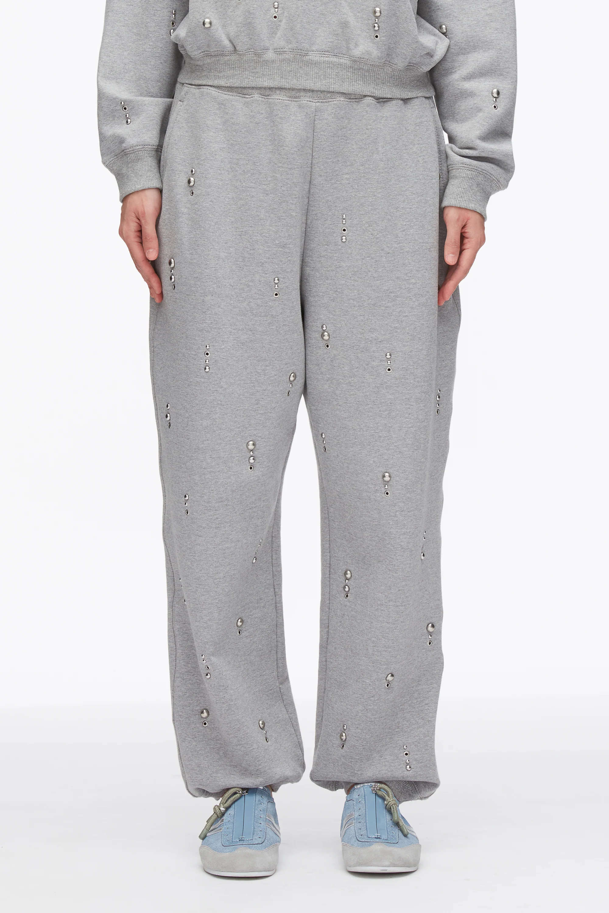 Dome Embellishment Sweatpants - Image 3